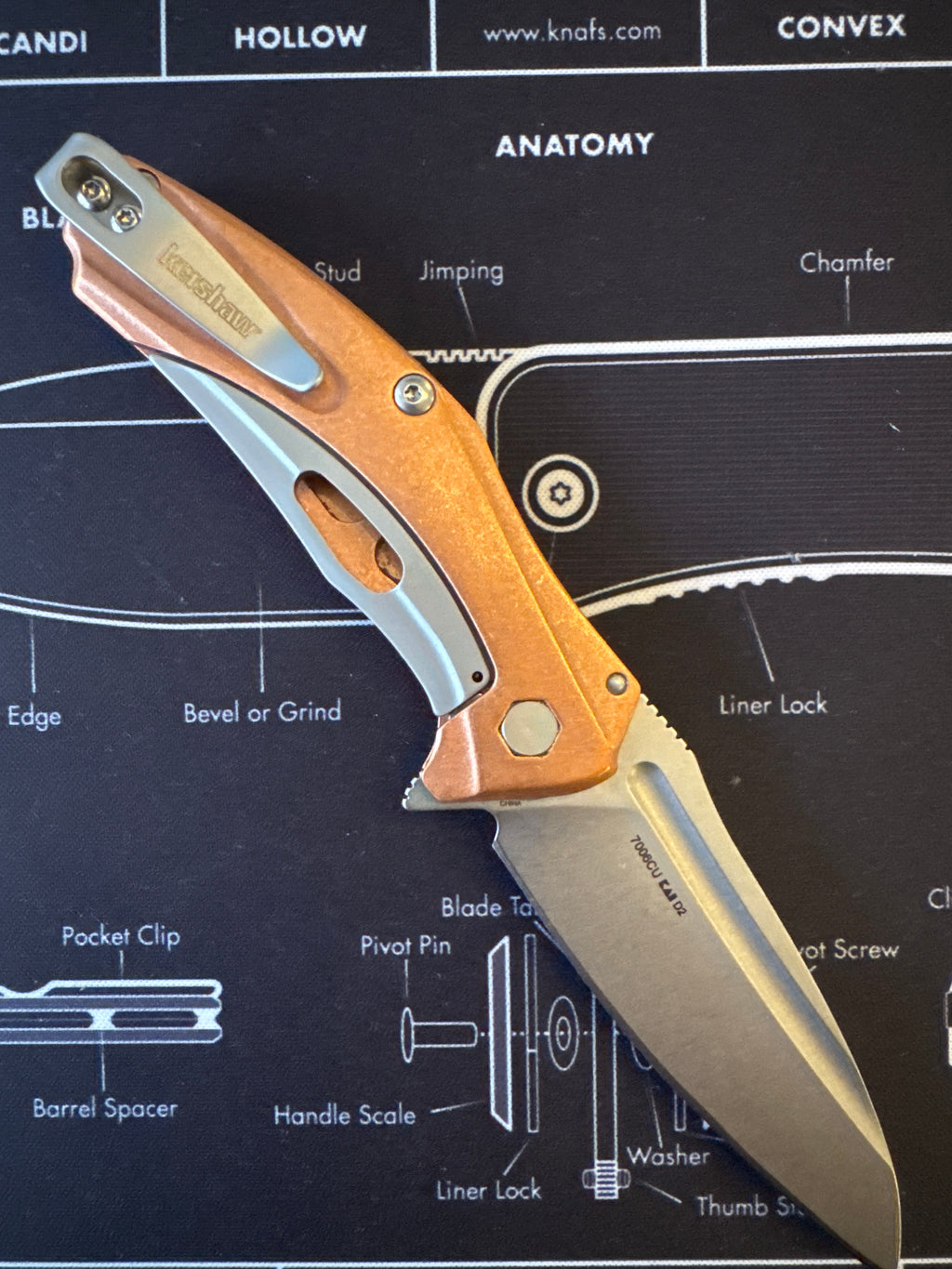 Kershaw 7006CU Natrix Copper Knife