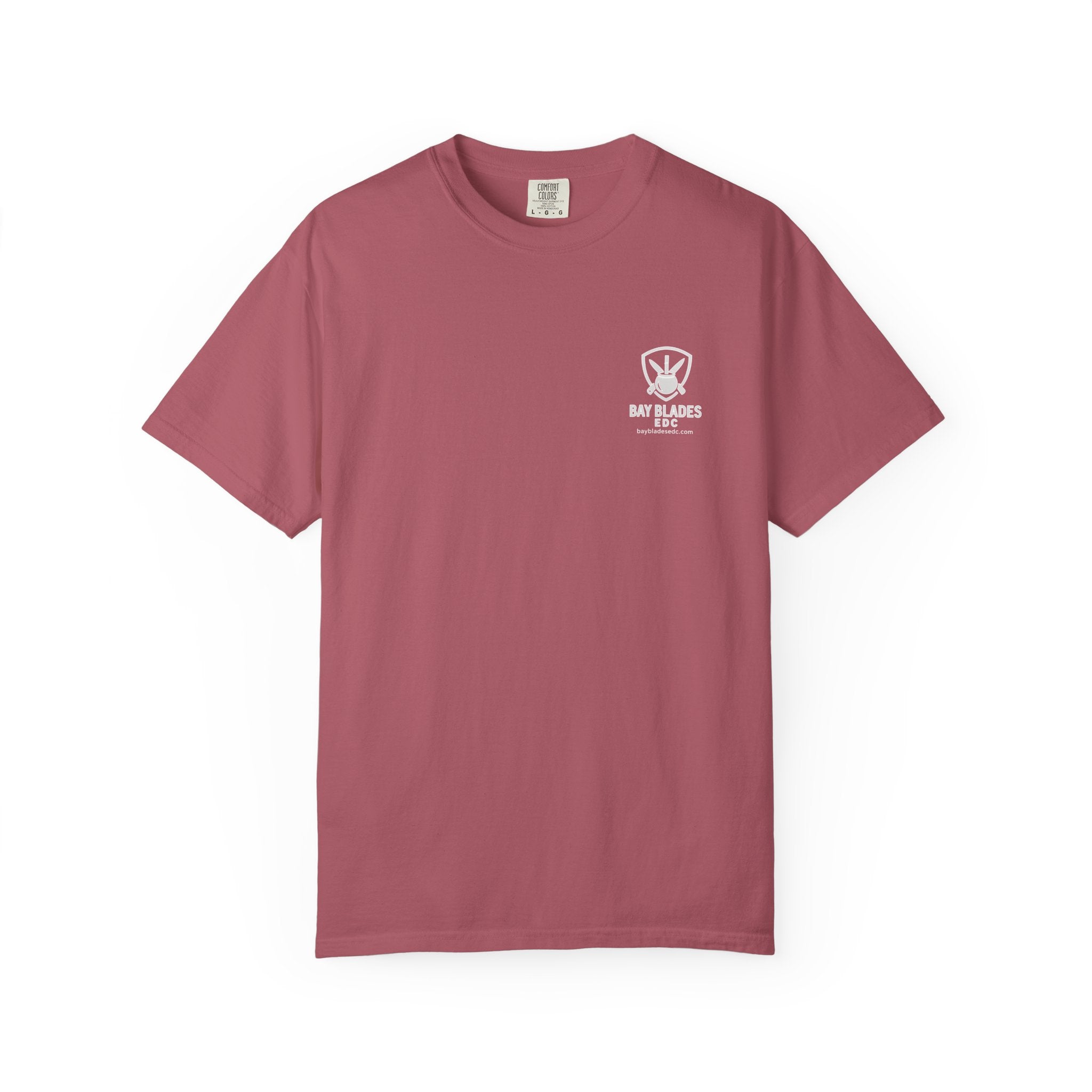 Skull Emblem Garment-Dyed T-Shirt — 'Enjoy What Matters' Graphic Tee