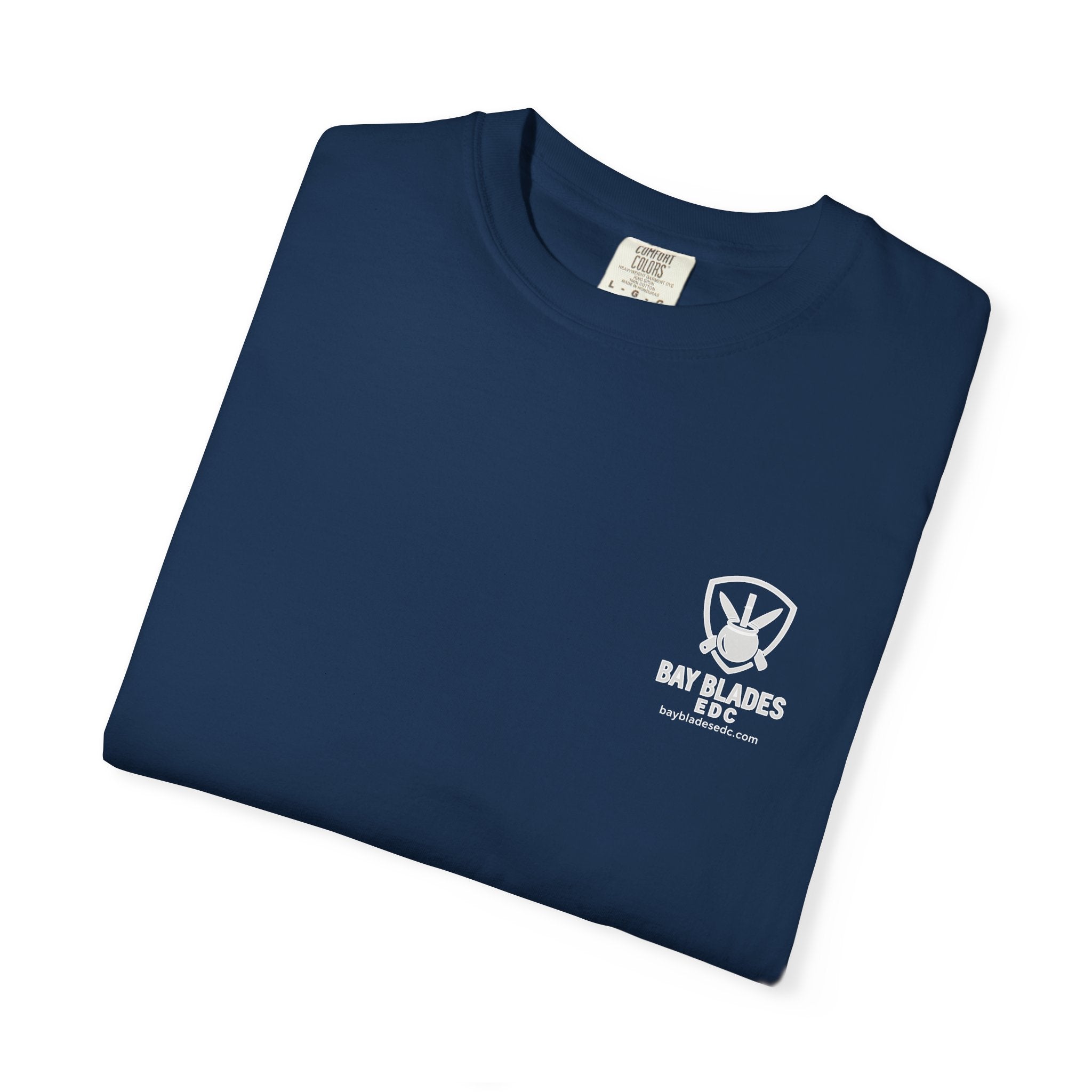 Skull Emblem Garment-Dyed T-Shirt — 'Enjoy What Matters' Graphic Tee
