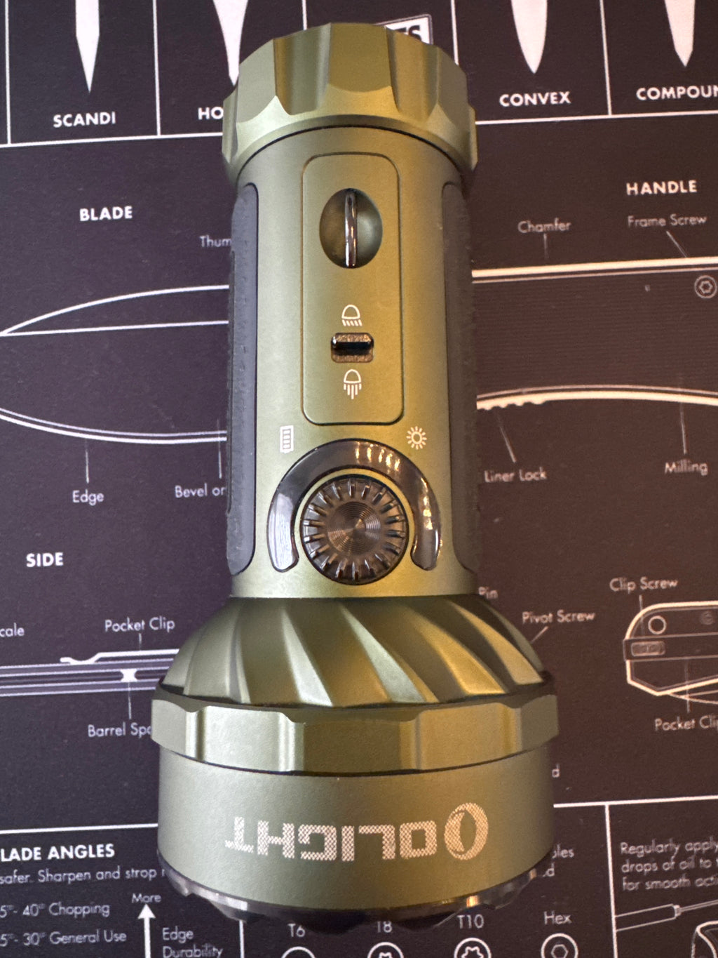 Olight Marauder Mini Flashlight 7000 Lumen Green