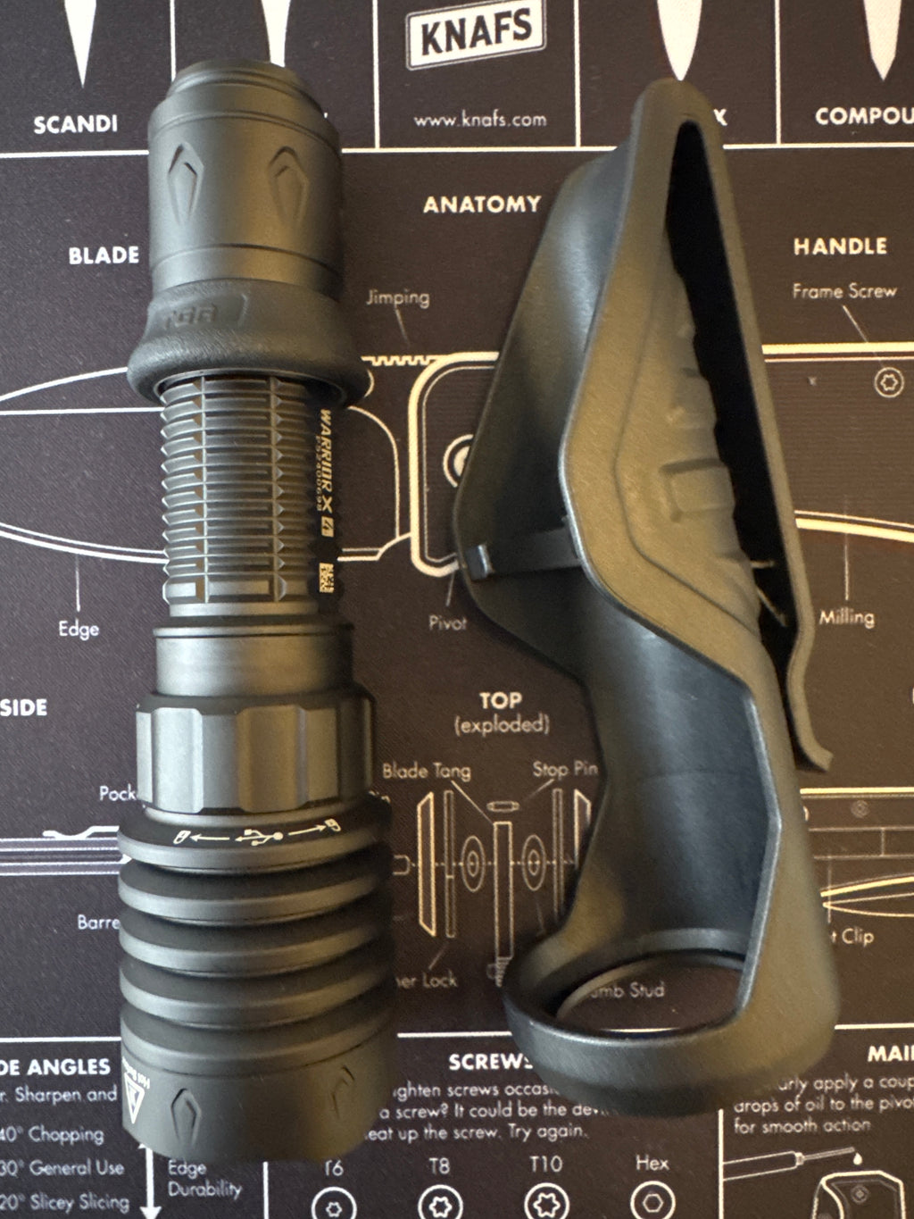 Olight Warrior X 4 Dual Charging Options Tactical Flashlight 2600 Lumens