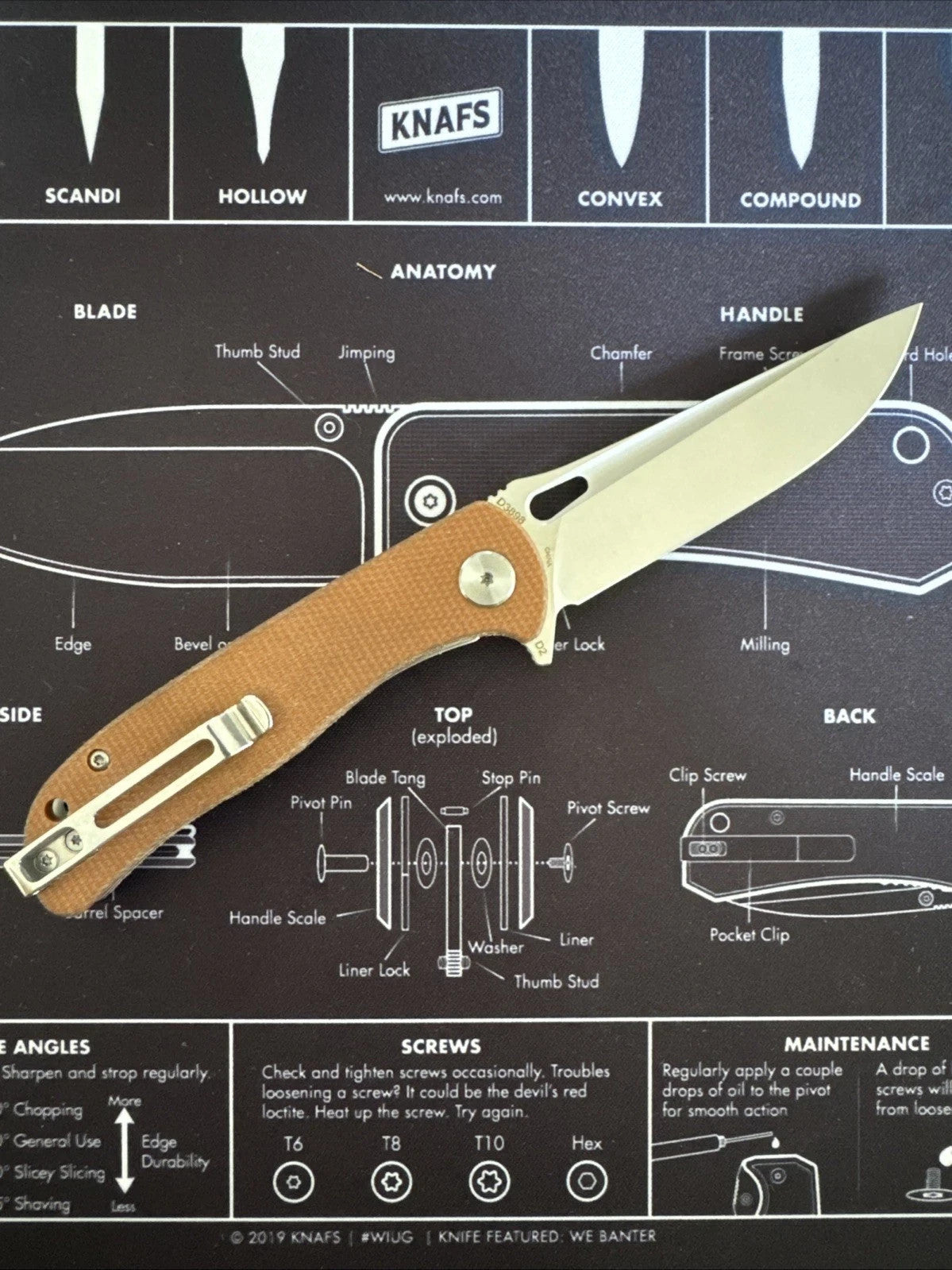 Dreamtech Linerlock Black Micarta Folding D2 Steel Pocket Knife K3898MB