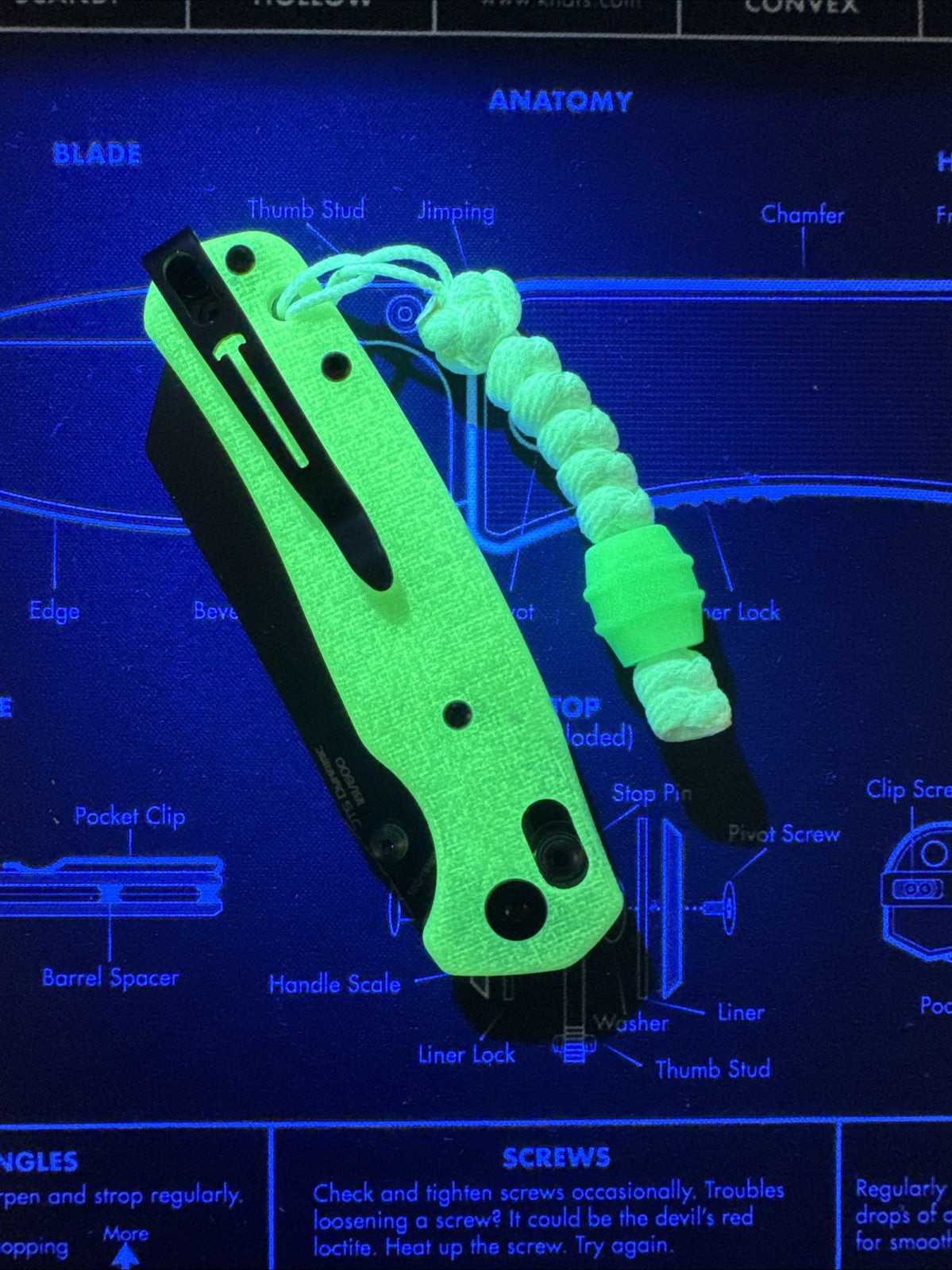 Exclusive Bestechman Glow Cicada’s Wing Knife