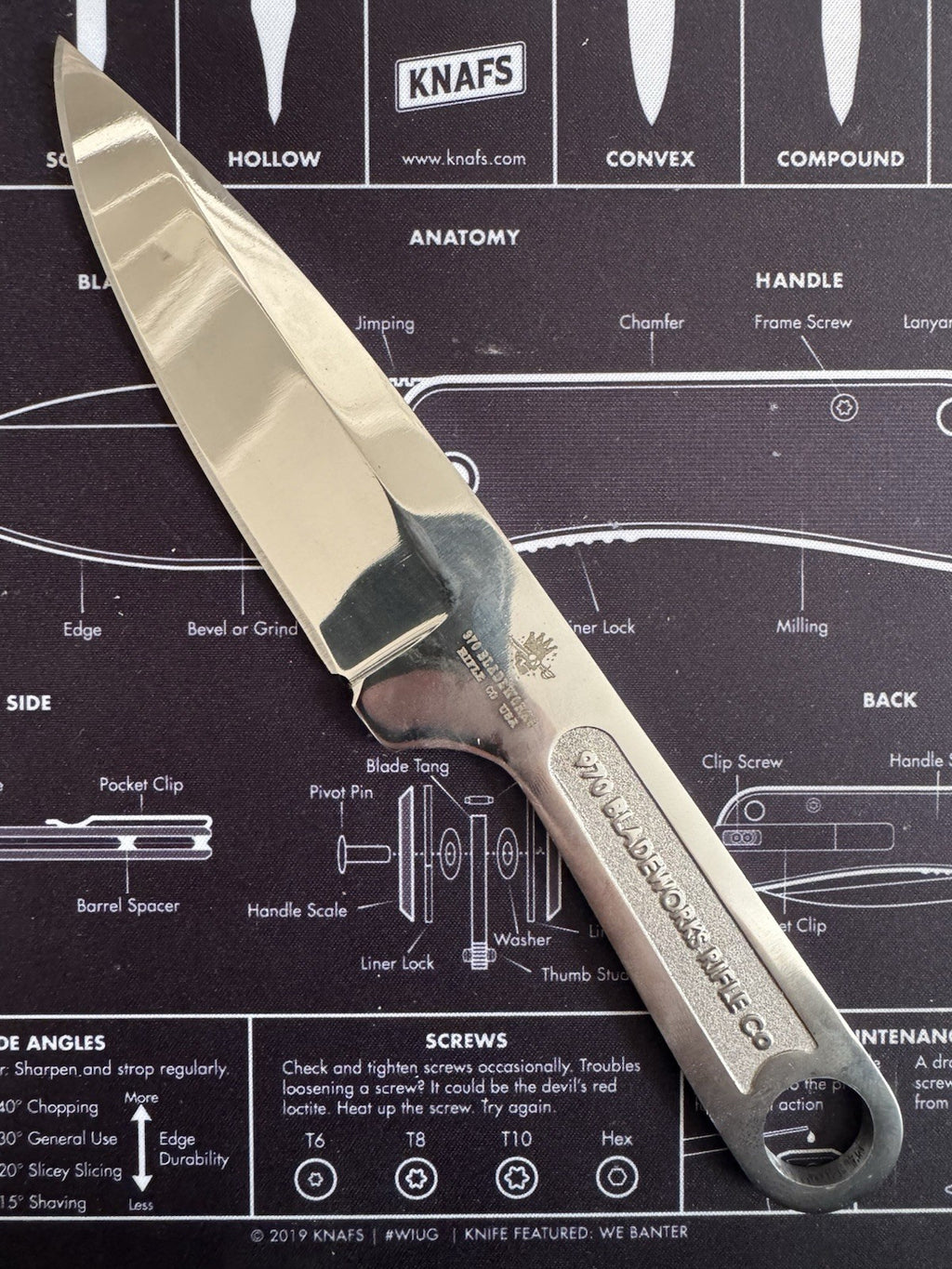 USA MADE - 970 bladeworks - Wrench Knife - Limited Edition only #50
