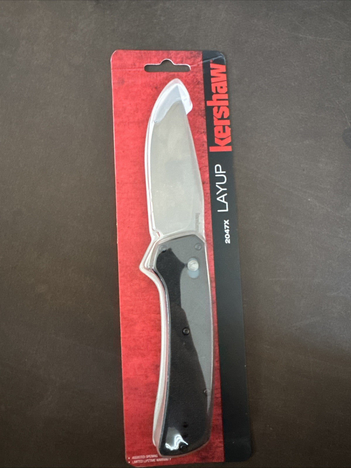 Kershaw Knives Layup 2047 DuraLock Black GRN D2 Steel Pocket Knife