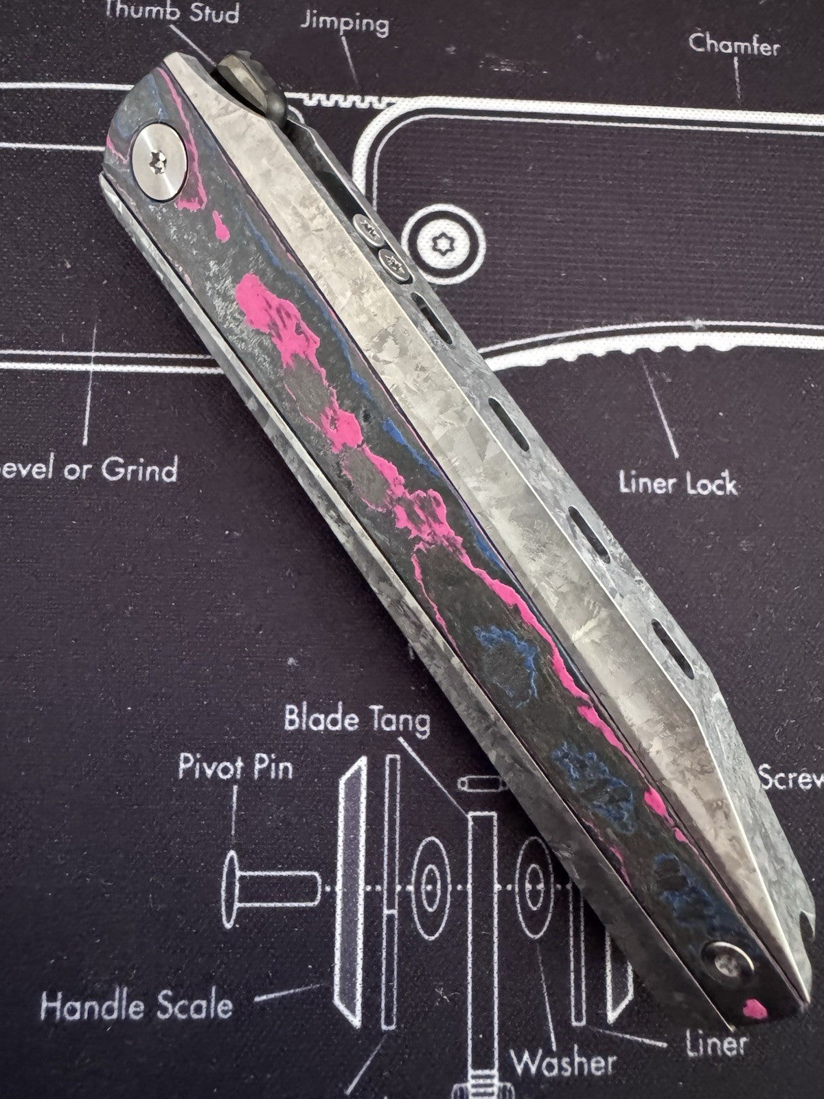 Tuya - Odessa By D Rocket Design - Crystalized Ti - Miami Vice Camo Carbon- DLC