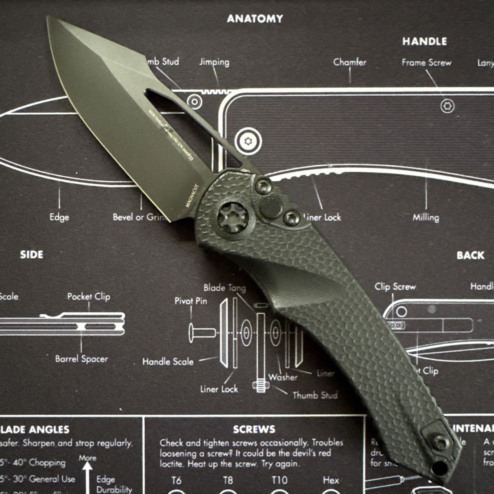 Heretic Mini Pariah Black Magnacut