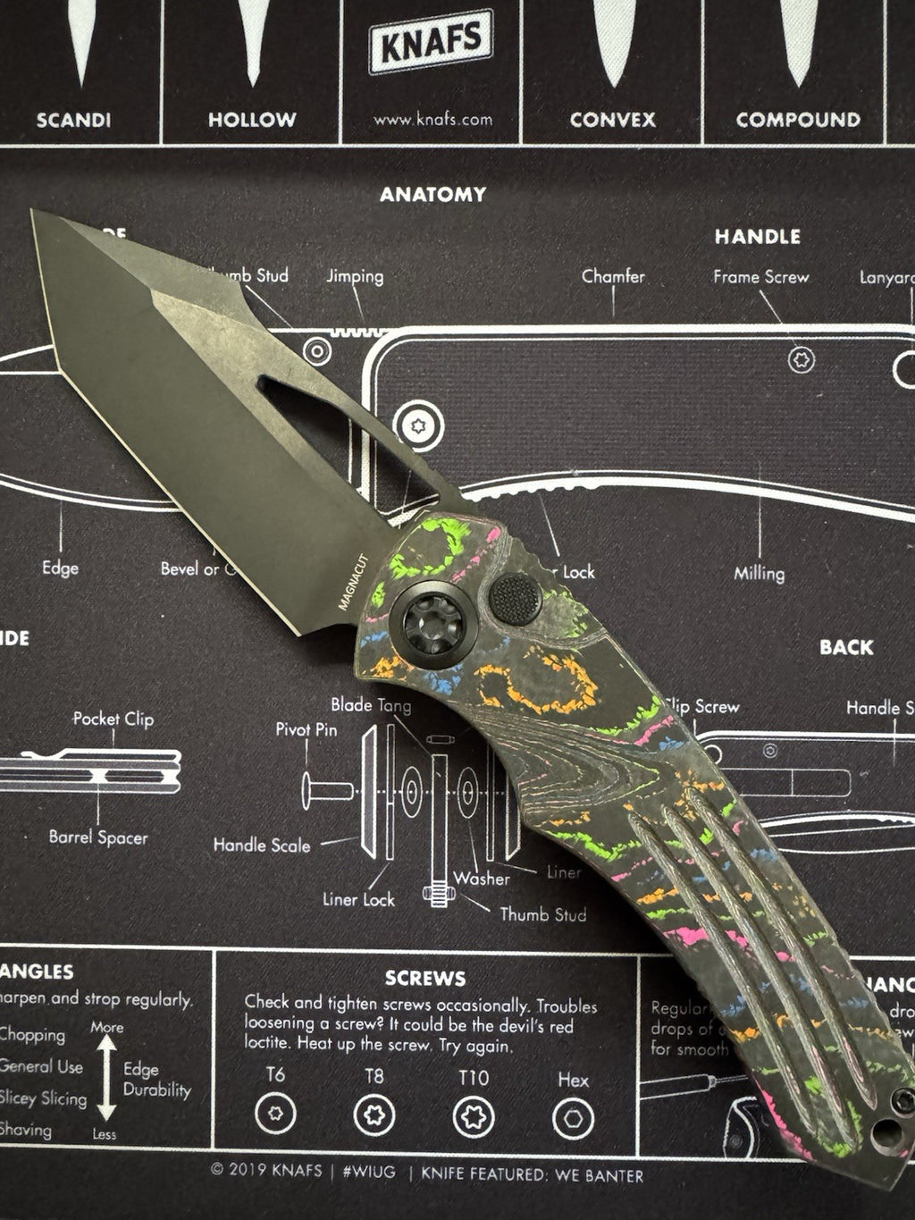 #69 HERETIC PARIAH BROP EXCL MAGNACUT DLC TANTO 80’S CARBON FIBER USA RARE