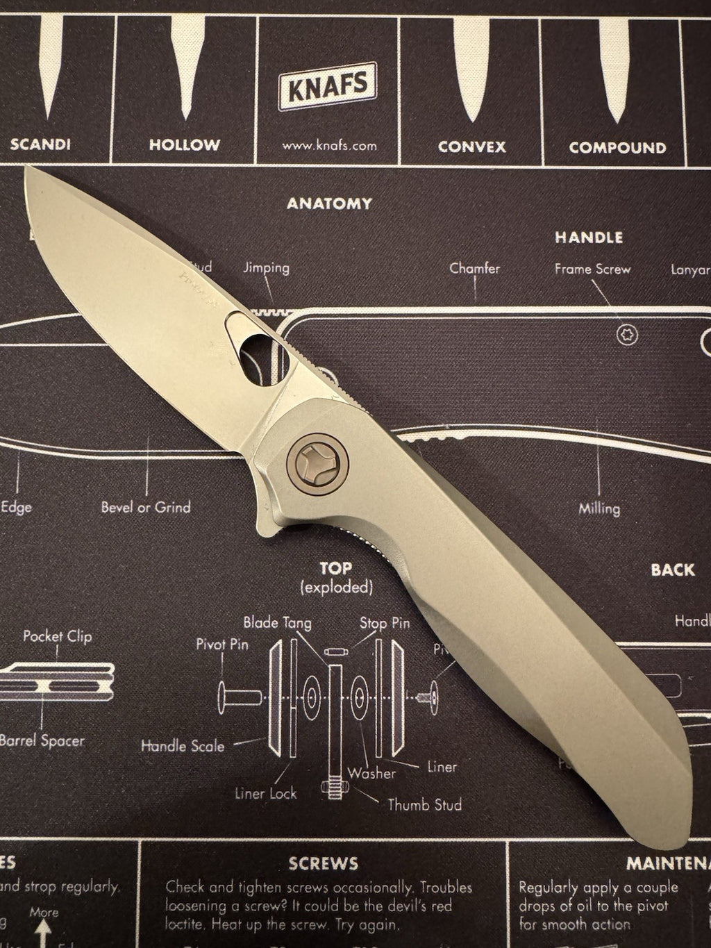 Prototype Ketuo Enigma 1 of 1 (M390 Titanium) Rare And Undeleased