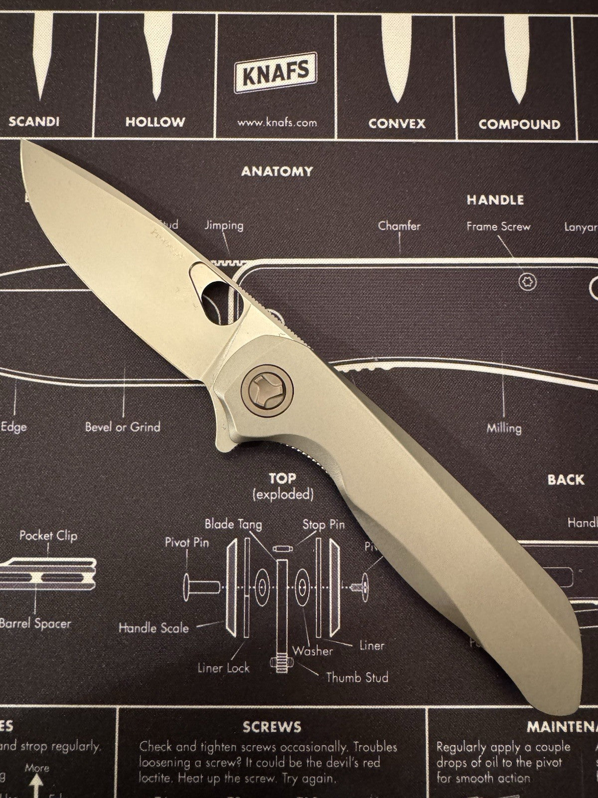 Prototype Ketuo Enigma 1 of 1 (M390 Titanium) Rare And Undeleased