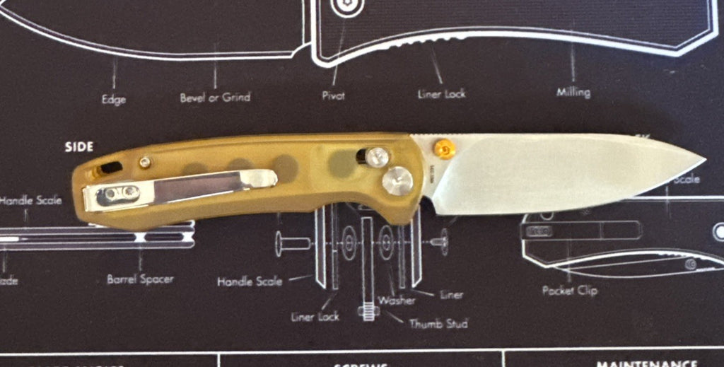 Dragonfly-Y Axis Lock EDC Folding Pocket Knife,2.99'' 14C28N Steel Blade,PEI Han