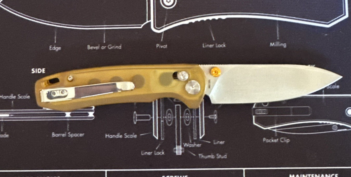 Dragonfly-Y Axis Lock EDC Folding Pocket Knife,2.99'' 14C28N Steel Blade,PEI Han