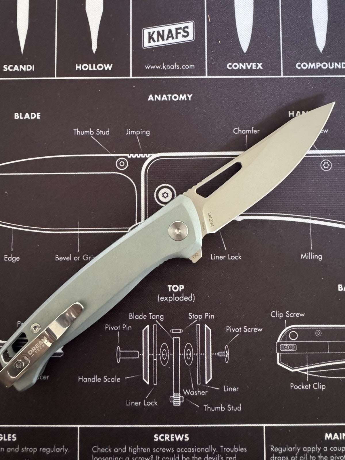 Dreamtech D4284 Titanium Handle D2 Blade