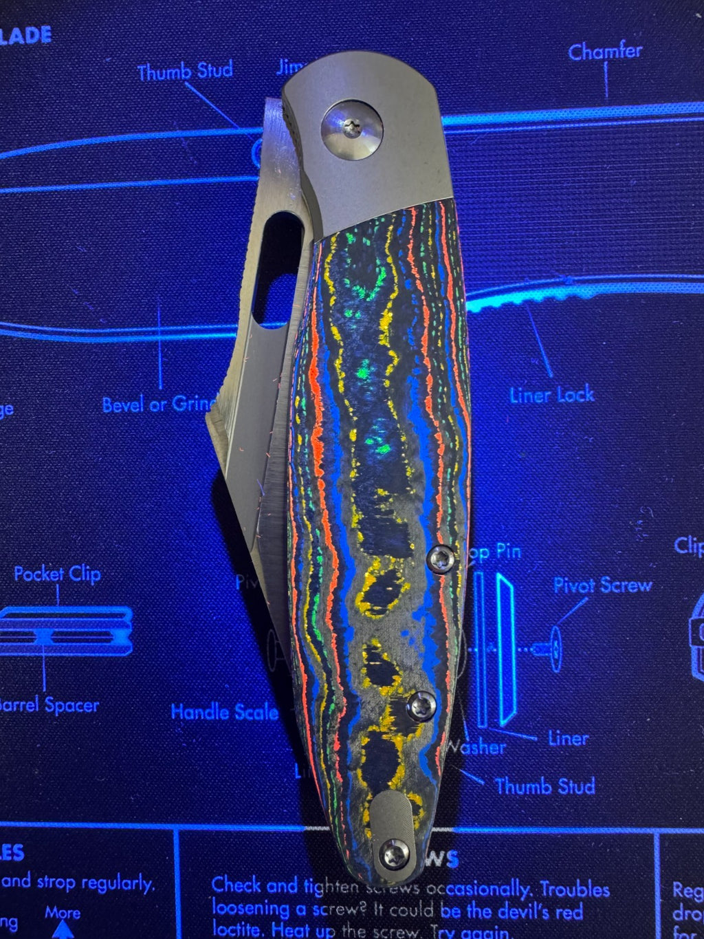 #160 Excl.Tuya BE Seaxy by Brian Edmondson S90V, TItanium 80s (Only 30 80s!!!!)