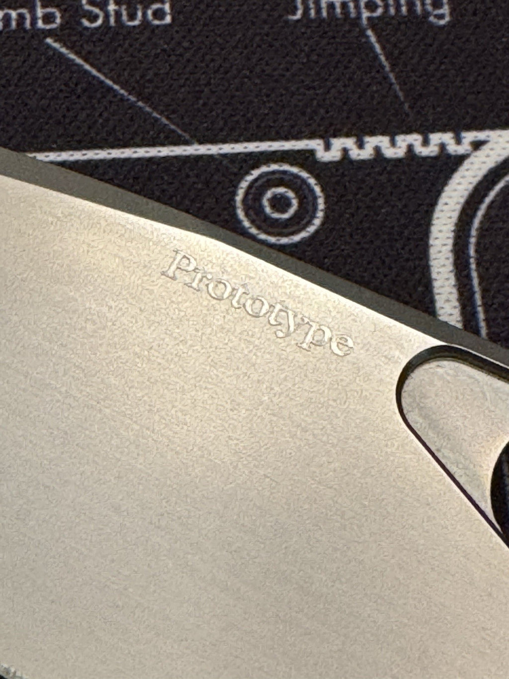 Prototype Ketuo Enigma 1 of 1 (M390 Titanium) Rare And Undeleased