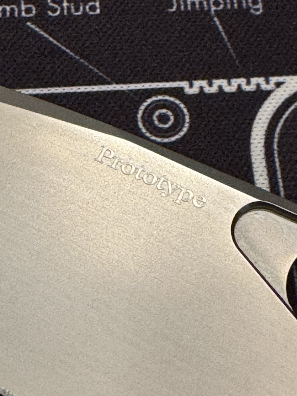 Prototype Ketuo Enigma 1 of 1 (M390 Titanium) Rare And Undeleased