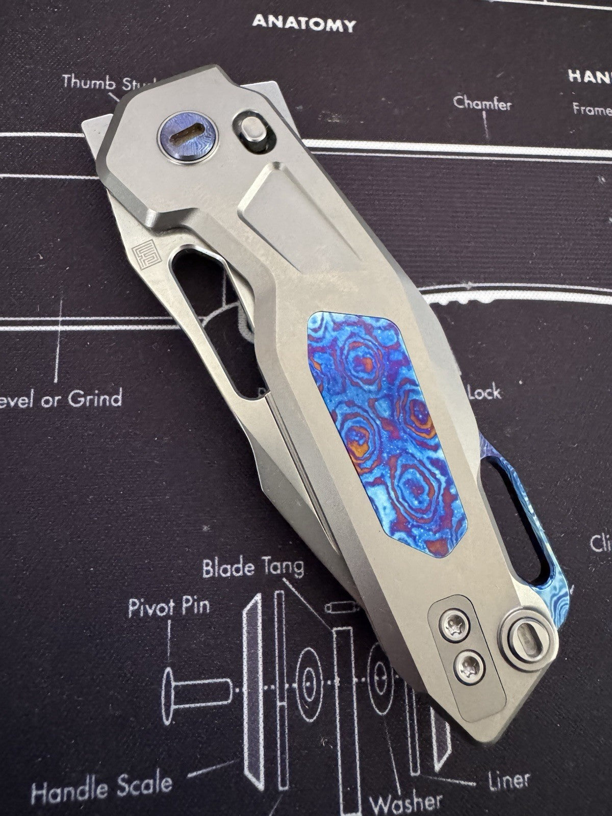 Ketuo Mini Griffin Satin Mokuti Inlay Exclusive Everyday Gear