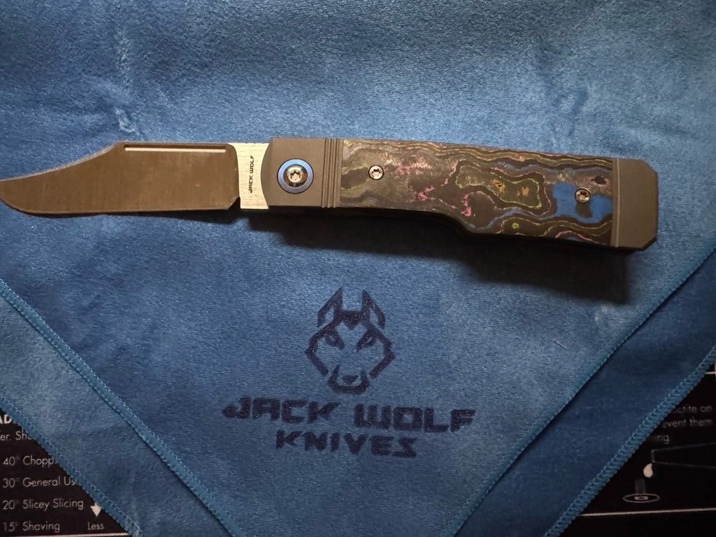 Jack Wolf Knives - GUNSLINGER JACK - CAMOCARBON 80S