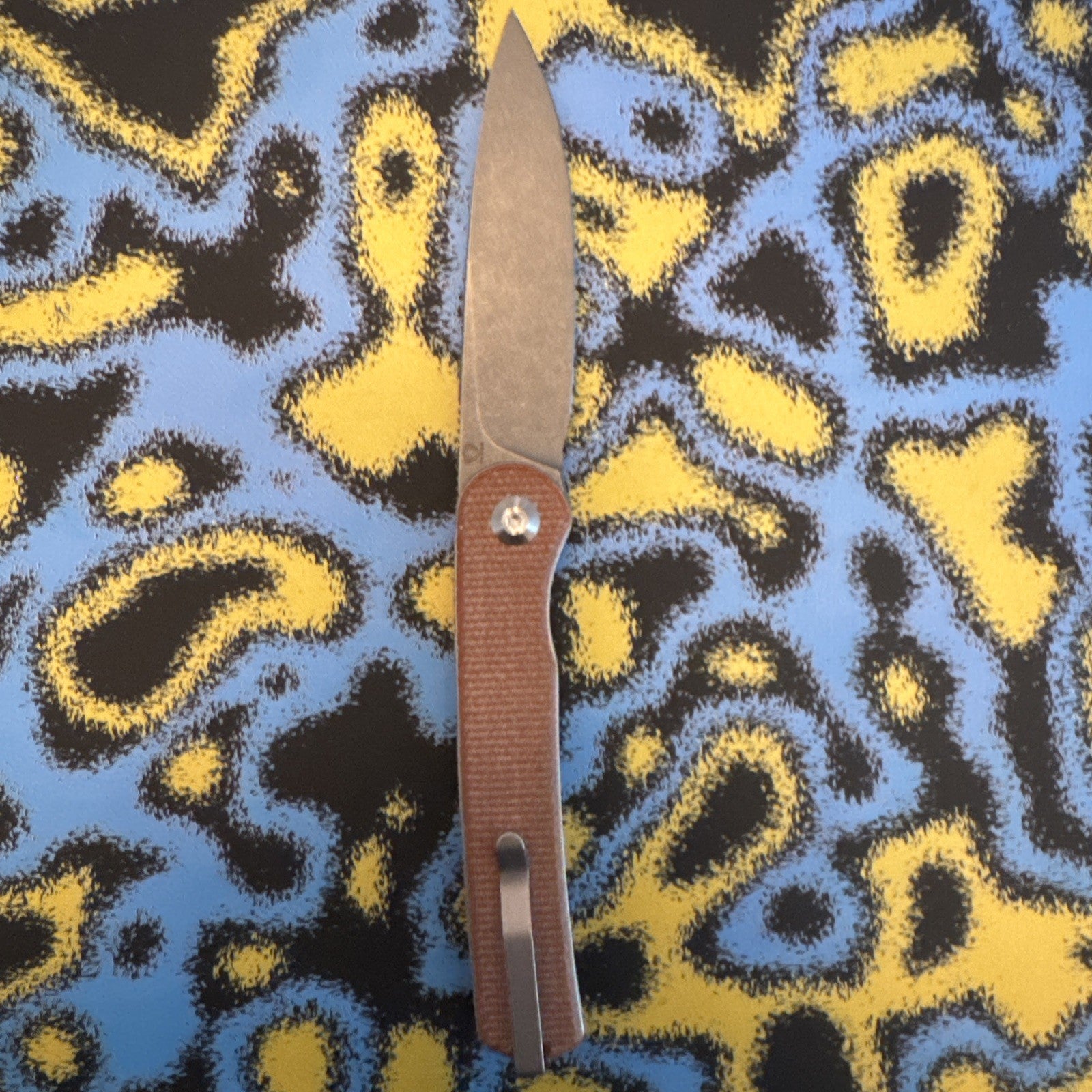 Civivi Knives Stylum Folder C20010B-A 10Cr15CoMoV Stainless Steel Brown Micarta