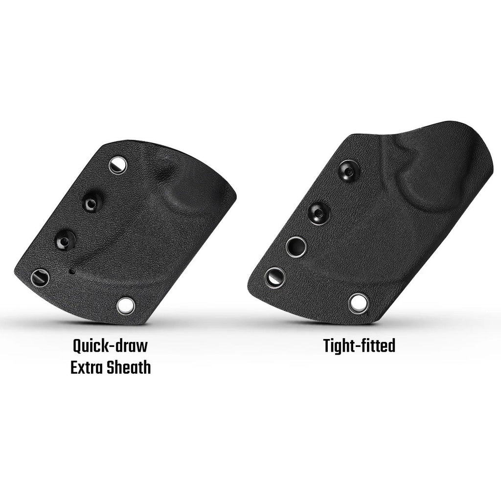 Vosteed Karambit Dirty Girl Fixed Blade Black 1.88" 14C28N Micarta Folding Knife