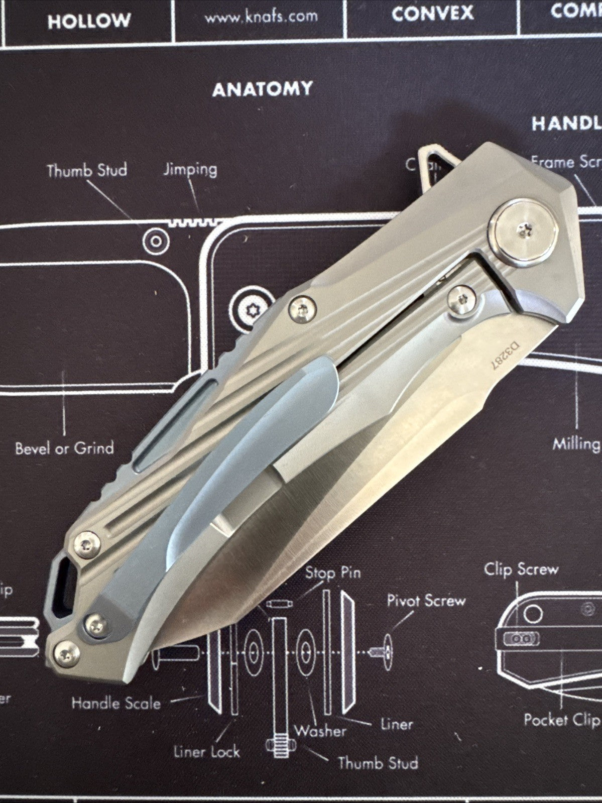 Dreamtech D3287th Anodized Titanium D2 Steel Full Size!!