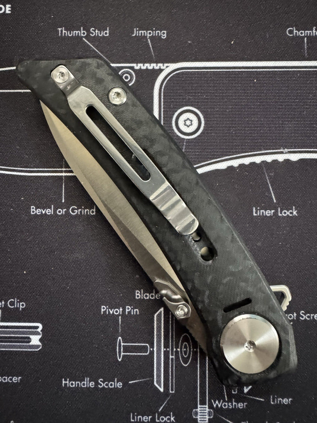 RARE Shot Show Dreamtech Prototype / Sample Black G10 / 14C48N