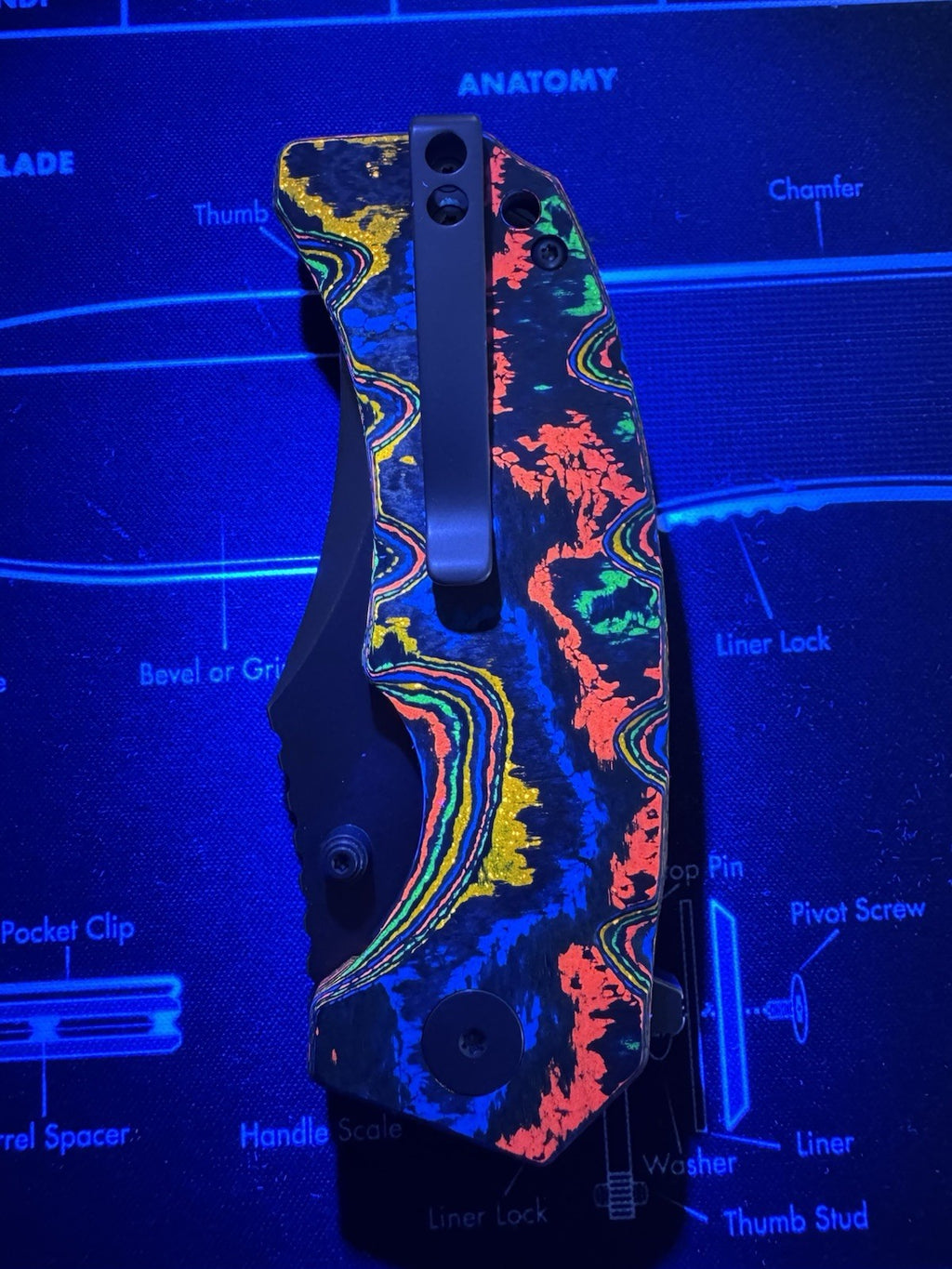 Ground Zero Gray PVD D2 - Core 80s Camo Carbon