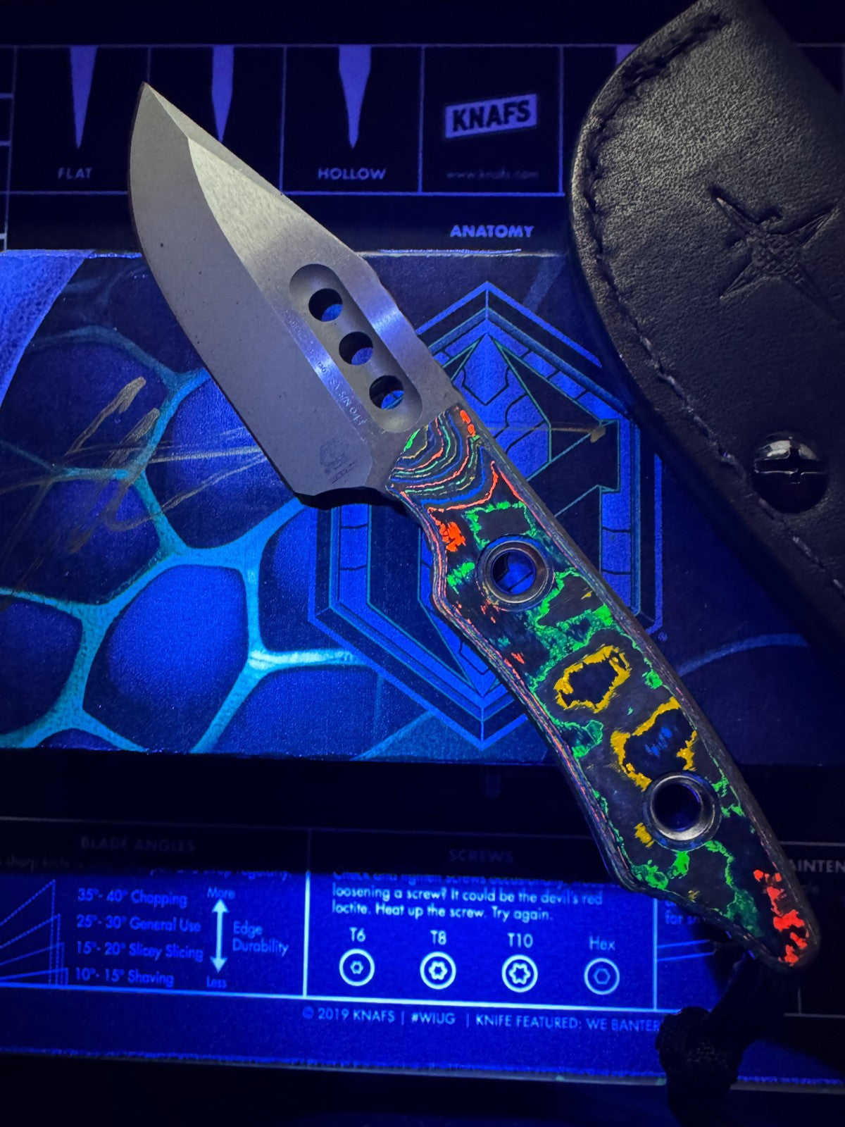 Heretic Kobold - 80s Camo Carbon - Pocket Fixed Blade - New 2026 - Exclusive #43