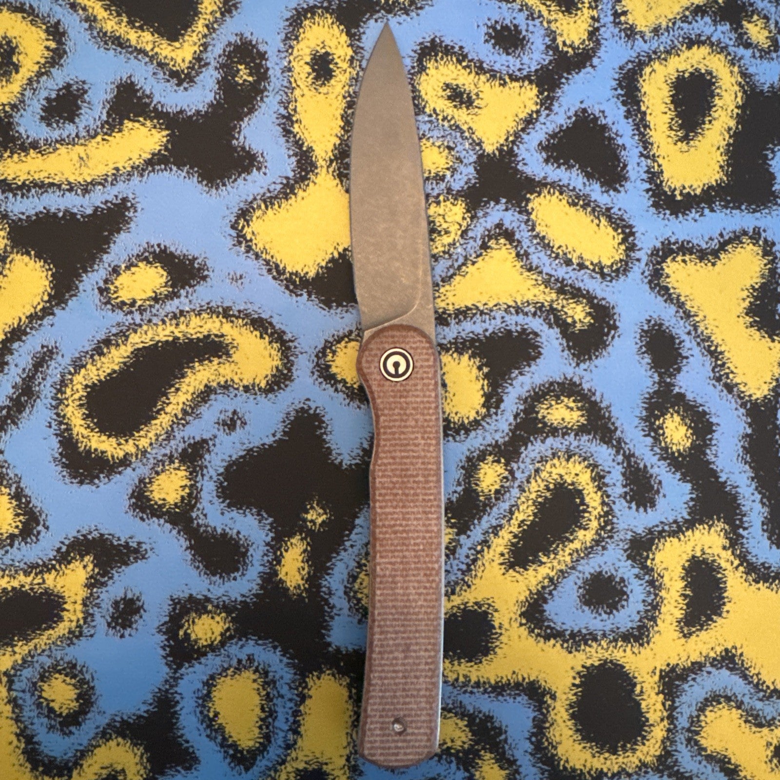 Civivi Knives Stylum Folder C20010B-A 10Cr15CoMoV Stainless Steel Brown Micarta