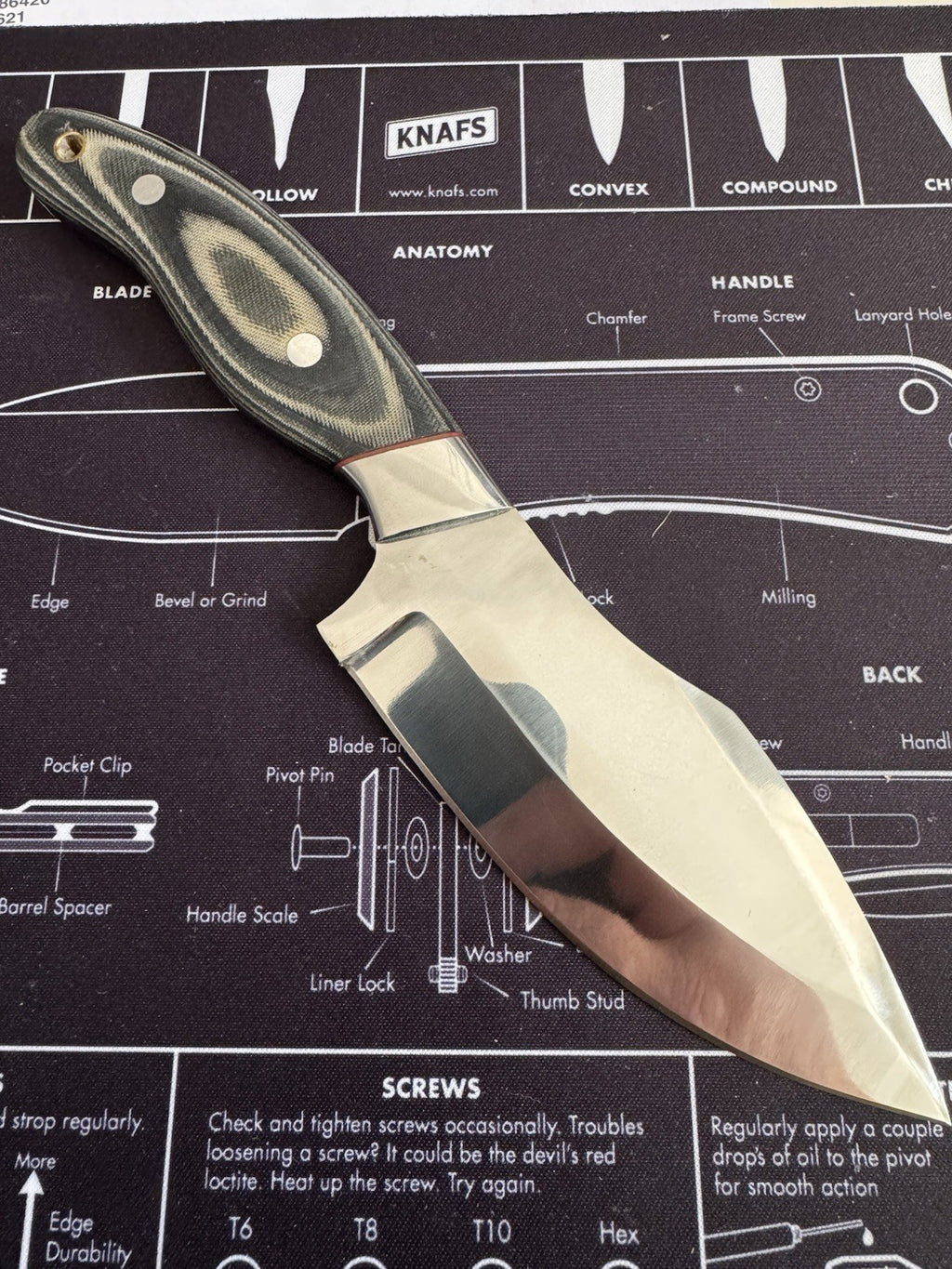 Gift-Ready 8.9" Damascus / Steel Knife Full Tang Hunt it Hunt + Leather Sheath