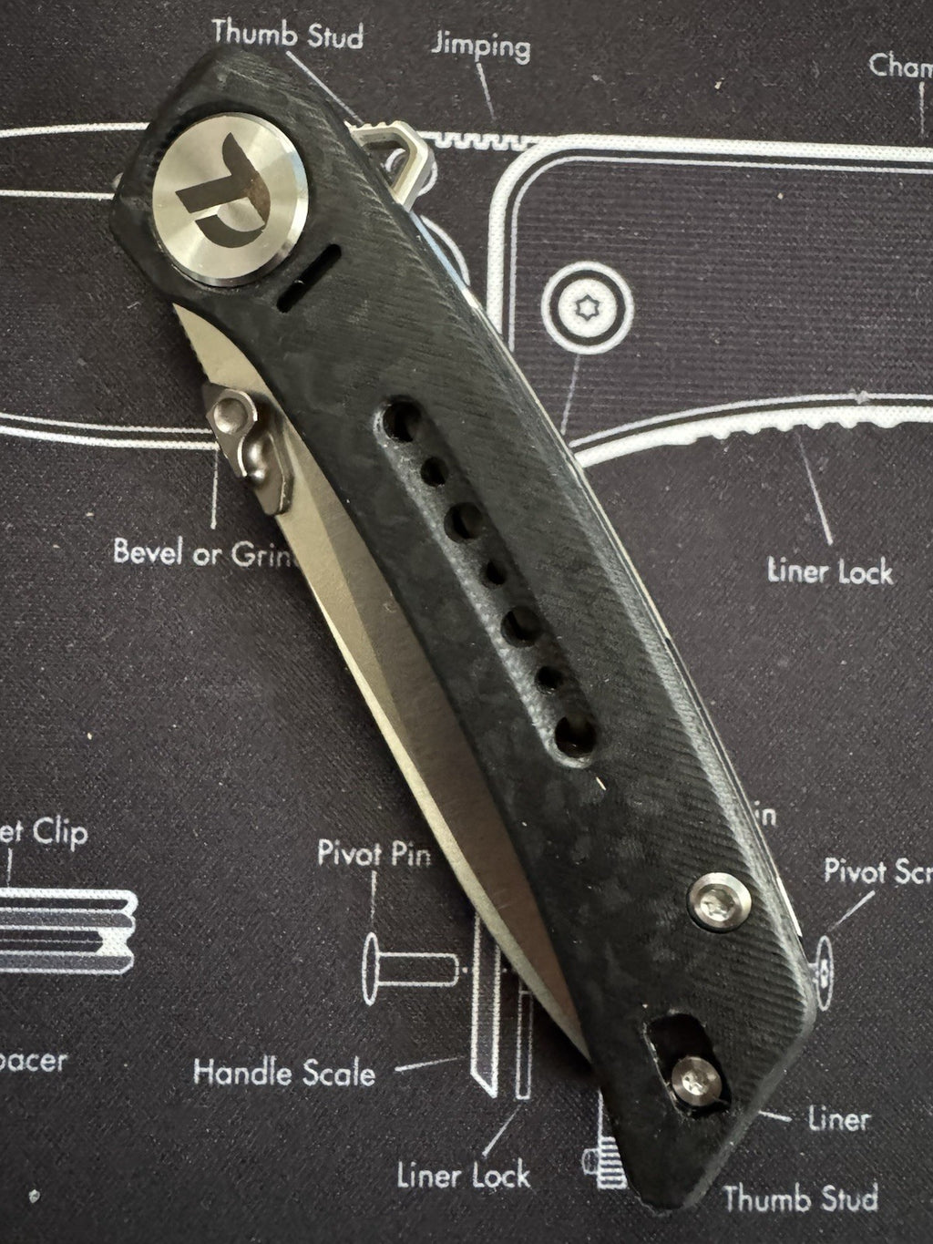 RARE Shot Show Dreamtech Prototype / Sample Black G10 / 14C48N