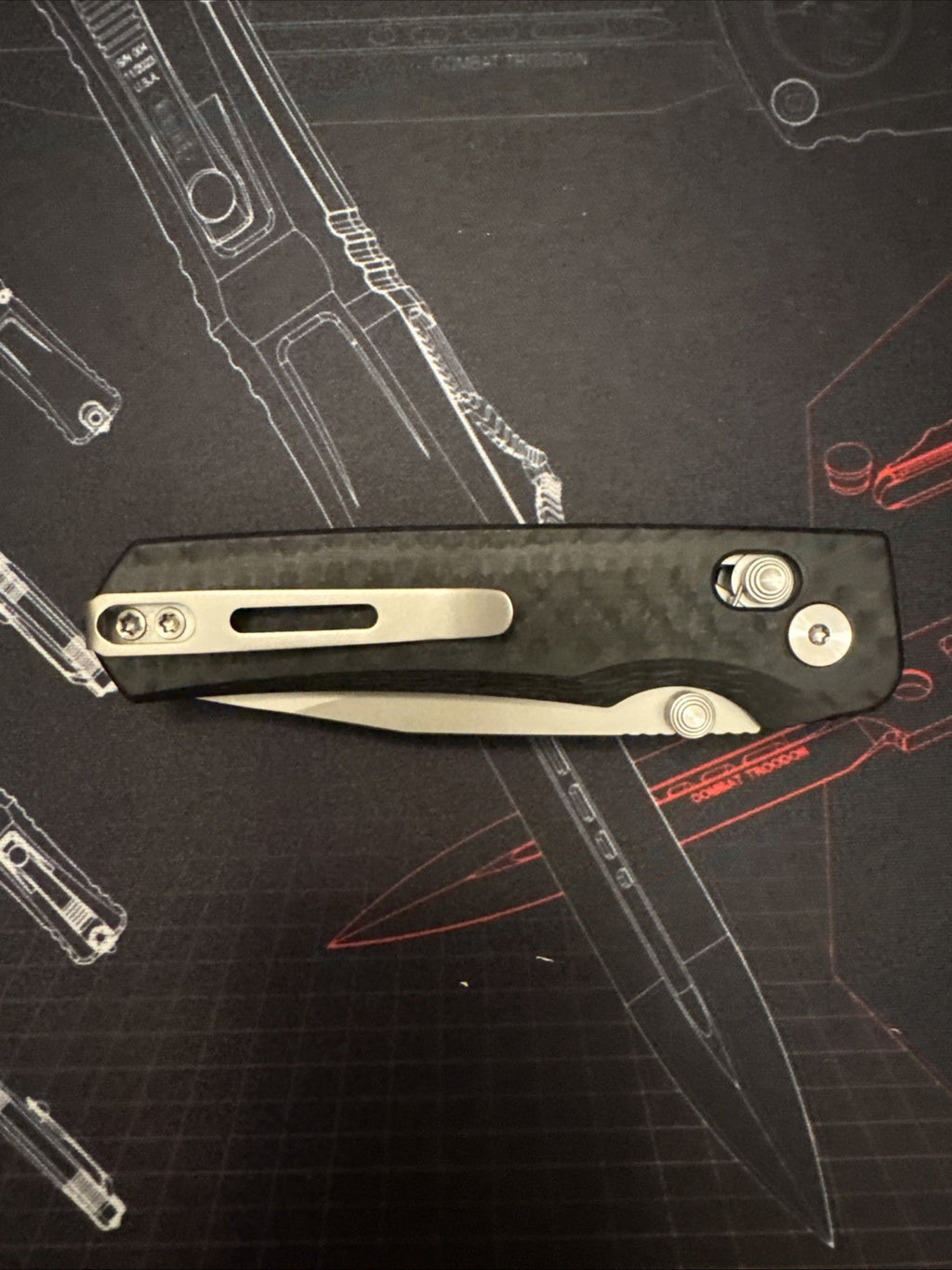 REMETTE Aurora Black G10 Folding Pocket Knife Aura G1