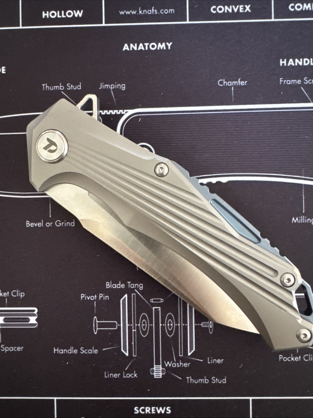 Dreamtech D3287th Anodized Titanium D2 Steel Full Size!!