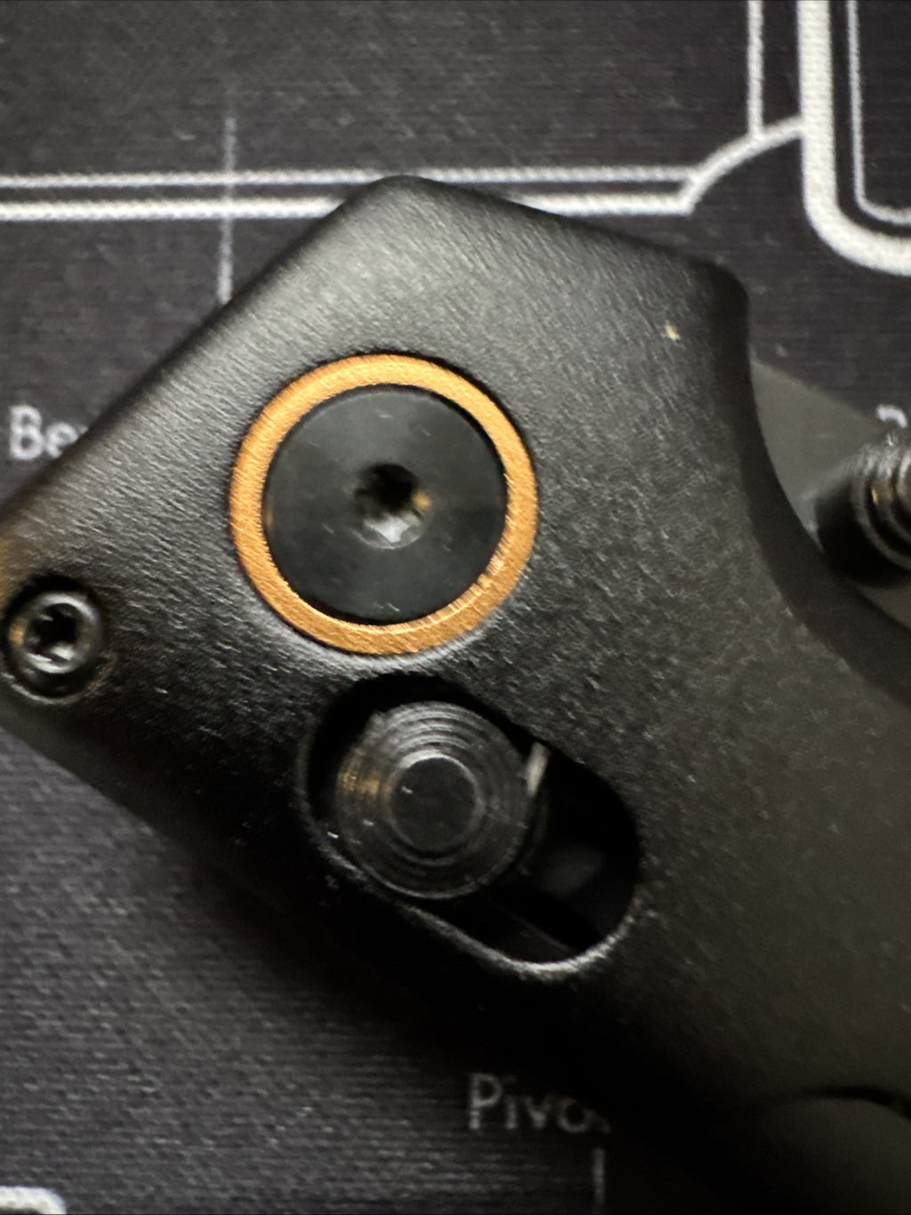 Bear OPS Nekama Black Modified Tanto Blade w Copper