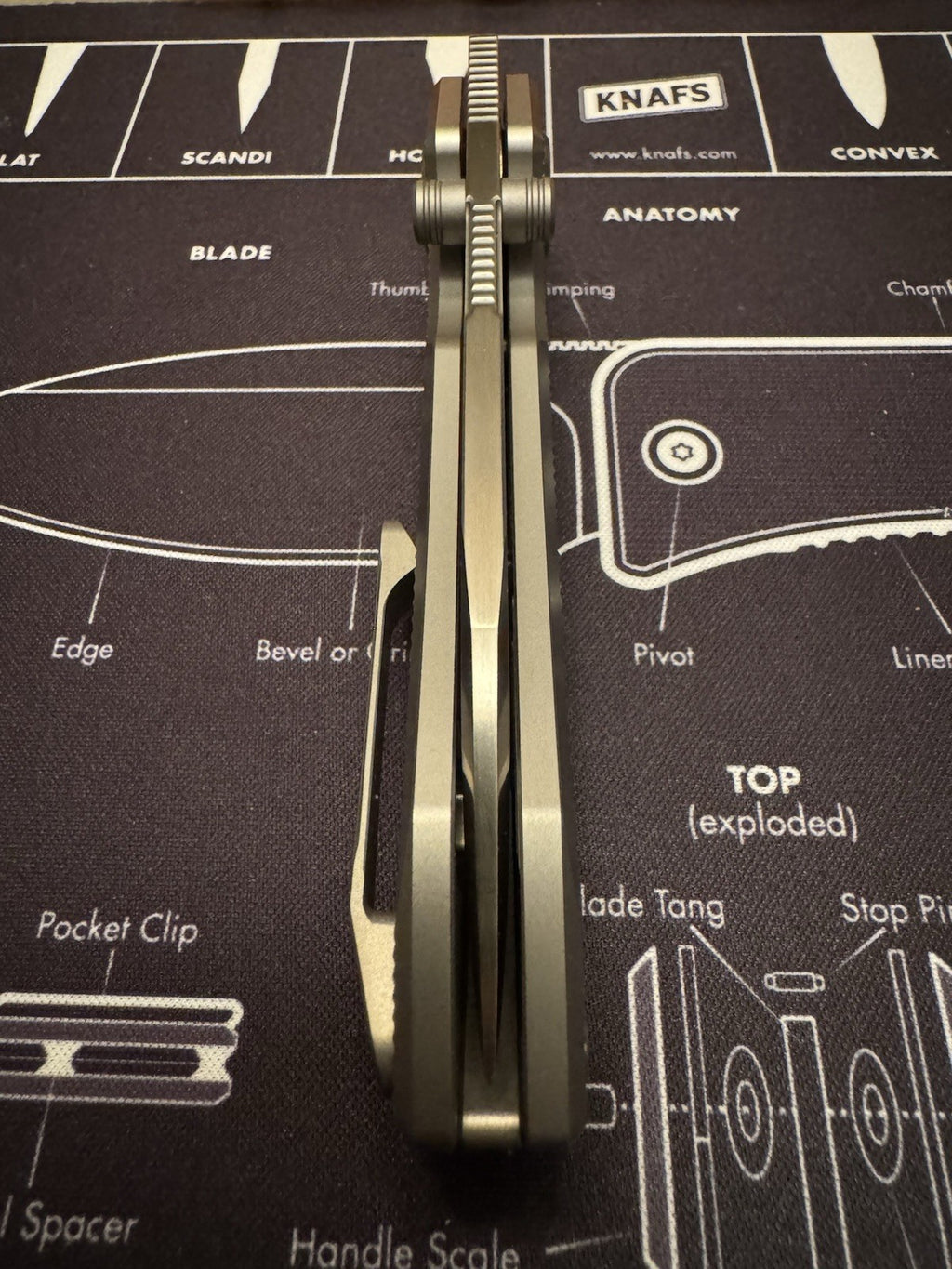 Vosteed Raccoon V - M390 - Titanium - Satin Blade  #62 Of #250