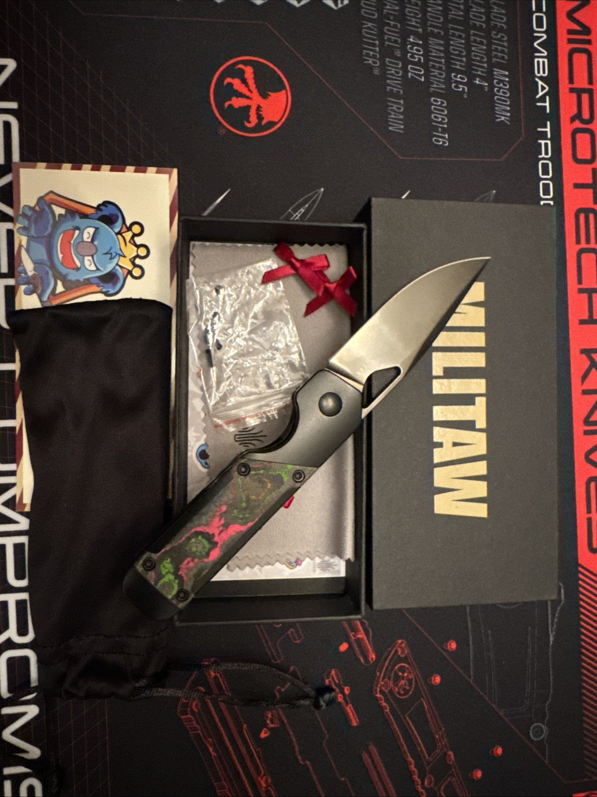 Kizer Mini Militaw 80s Camo Carbon Fiber