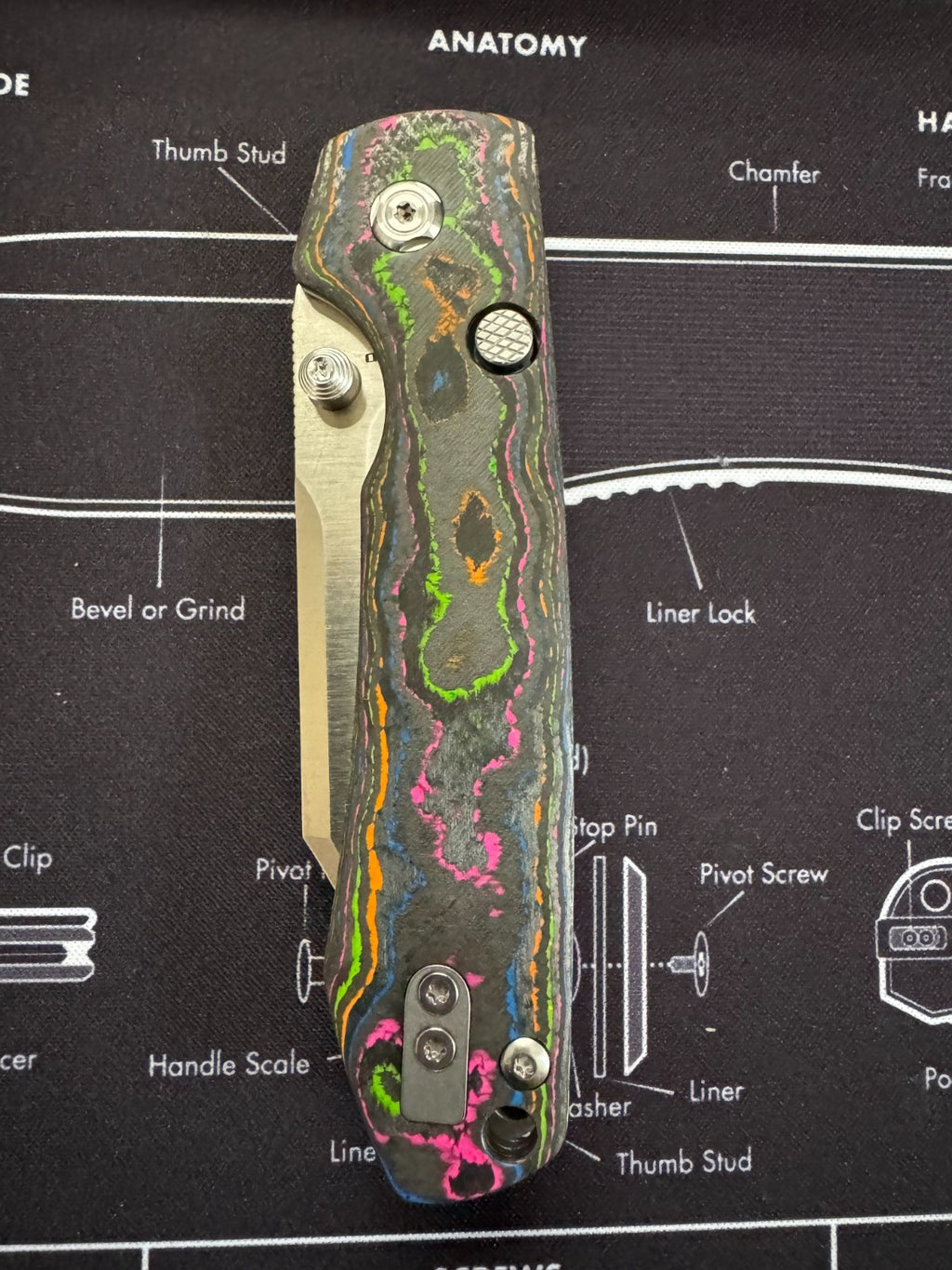 Vosteed Racoon M390 Satin 80s Camo Carbon Fiber BR OP Exclusive