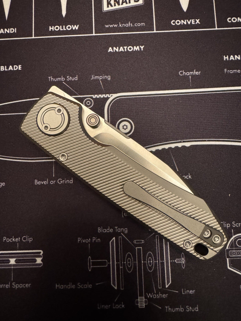 Vosteed Raccoon V - M390 - Titanium - Satin Blade  #62 Of #250