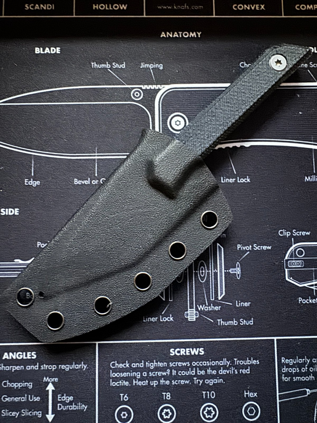 TacKnives Mini Marlin fixed Blade EDC -