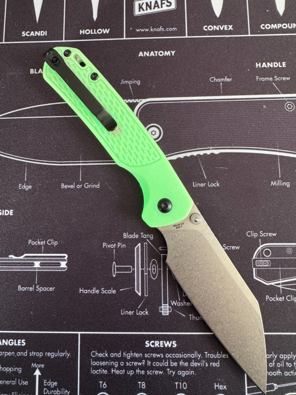 CJRB Pyrite-Light  Glow In The Dark - Satin Blade (Exclusive) Sold Out