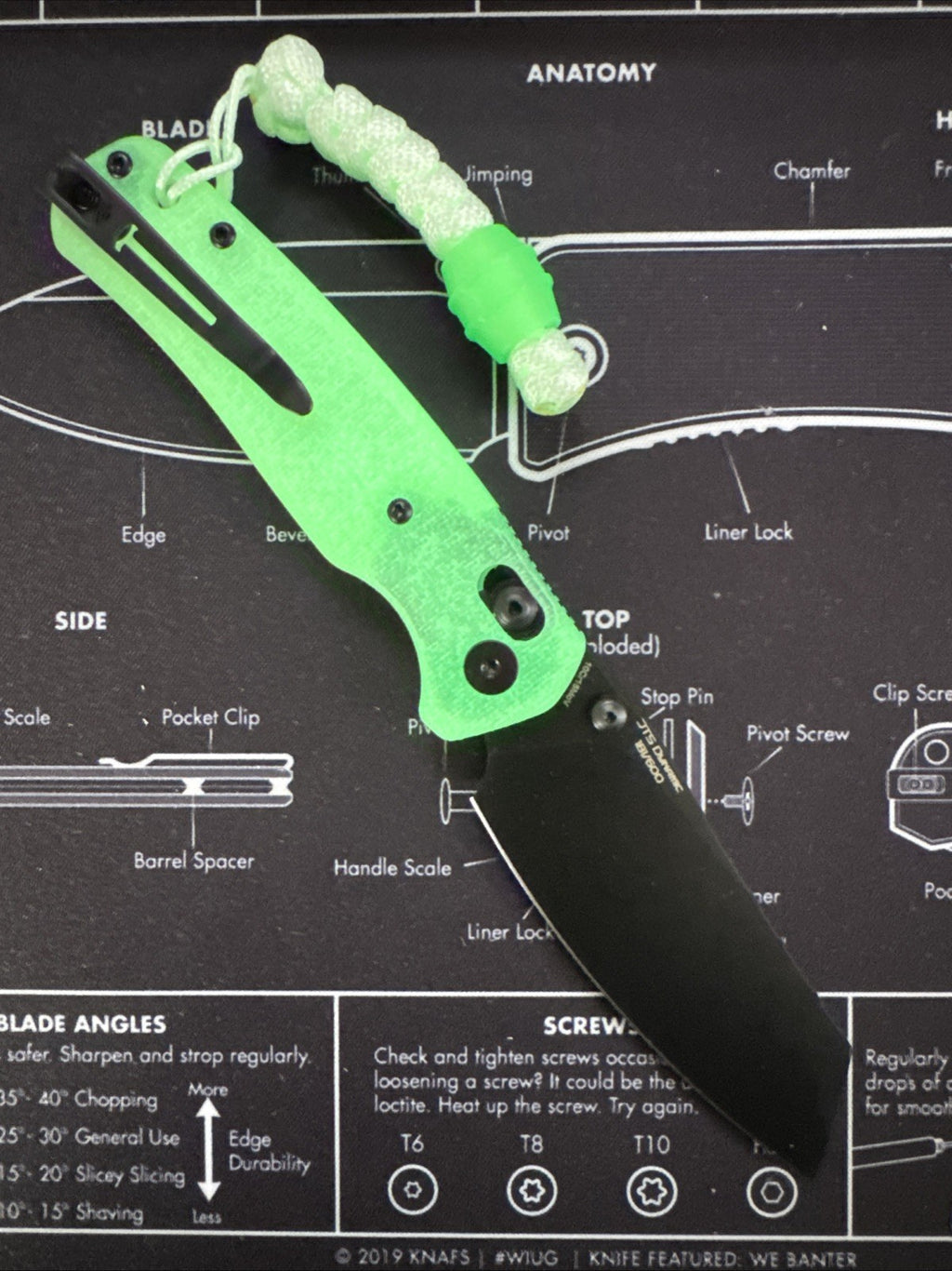 Exclusive Bestechman Glow Cicada’s Wing Knife