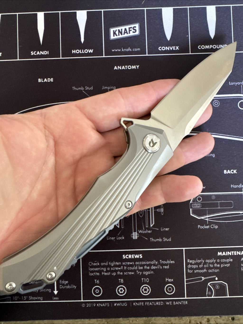 Dreamtech D3287th Anodized Titanium D2 Steel Full Size!!