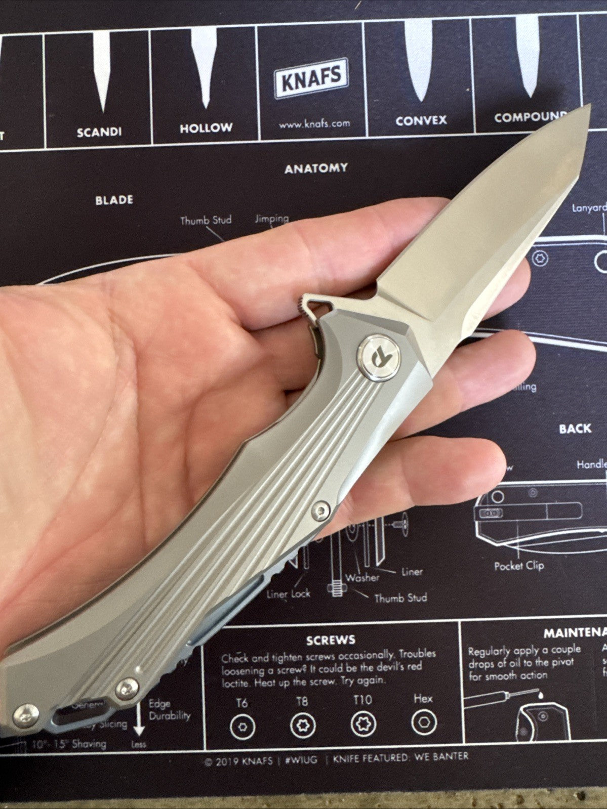 Dreamtech D3287th Anodized Titanium D2 Steel Full Size!!