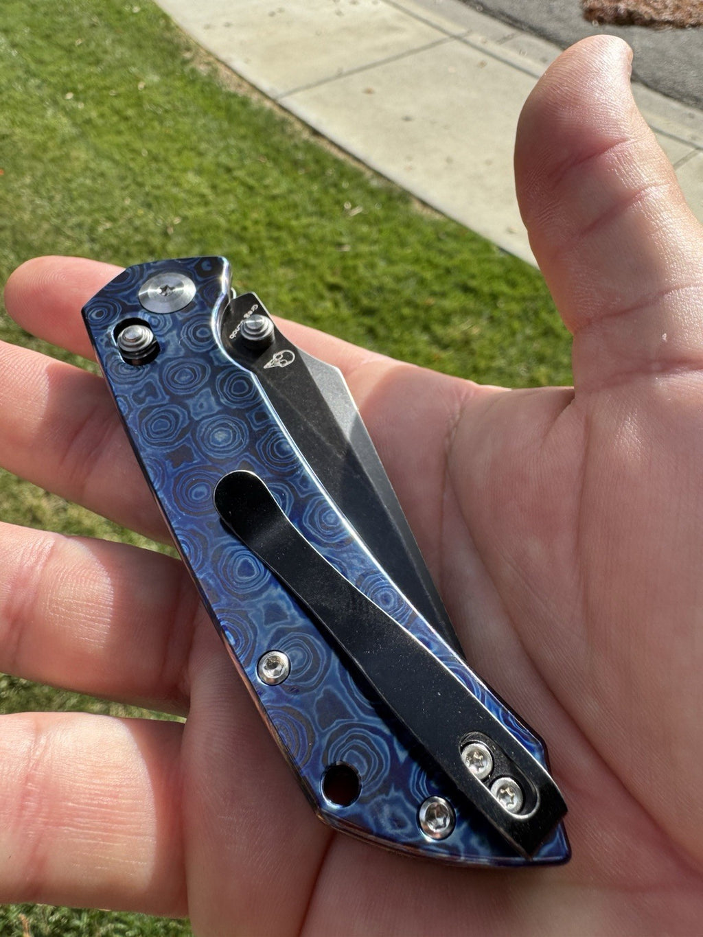 KANSEPT Fenrir - Timascus Handle - Greg Schob