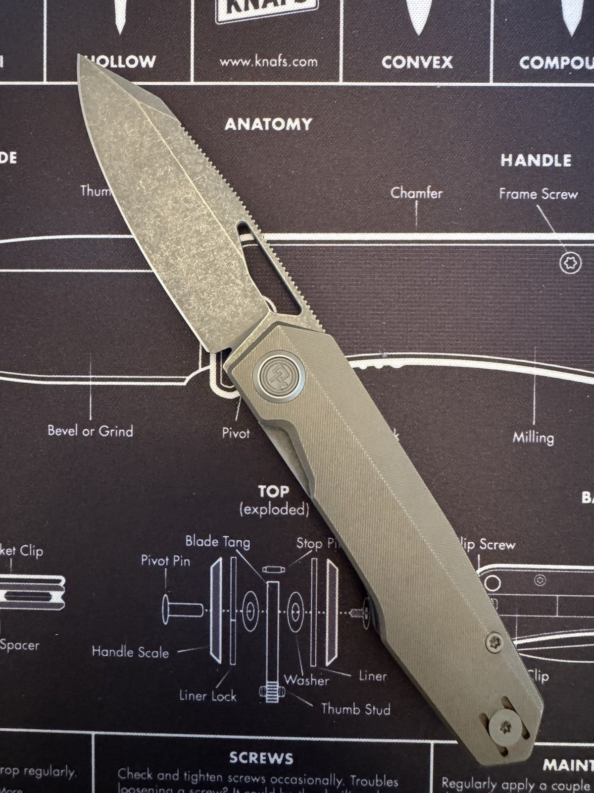 Divo Saloon S90v #16 Of #50, Titanium, Acid Stonewash