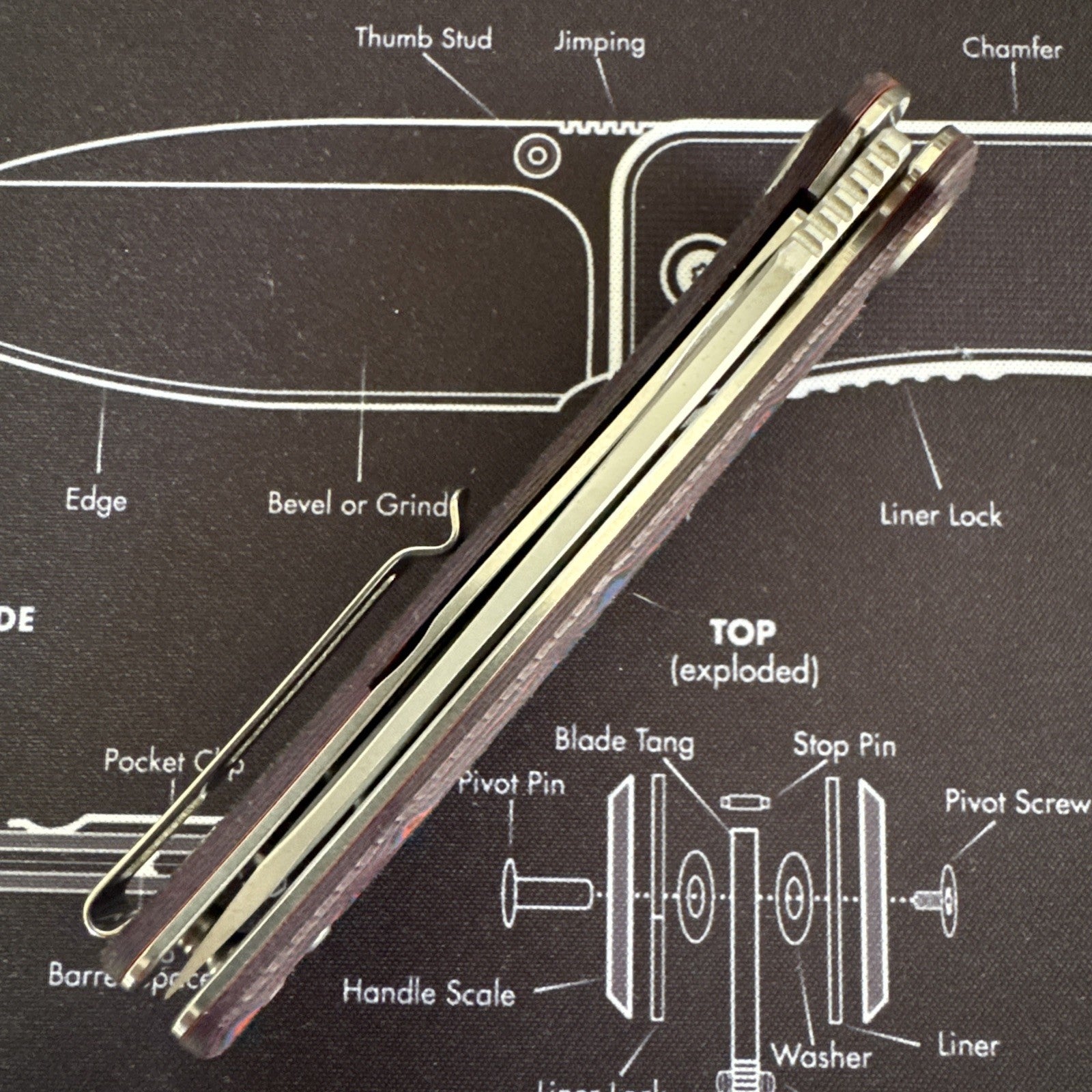 Dreamtech Spiderman Micarta Handle D2 Steel