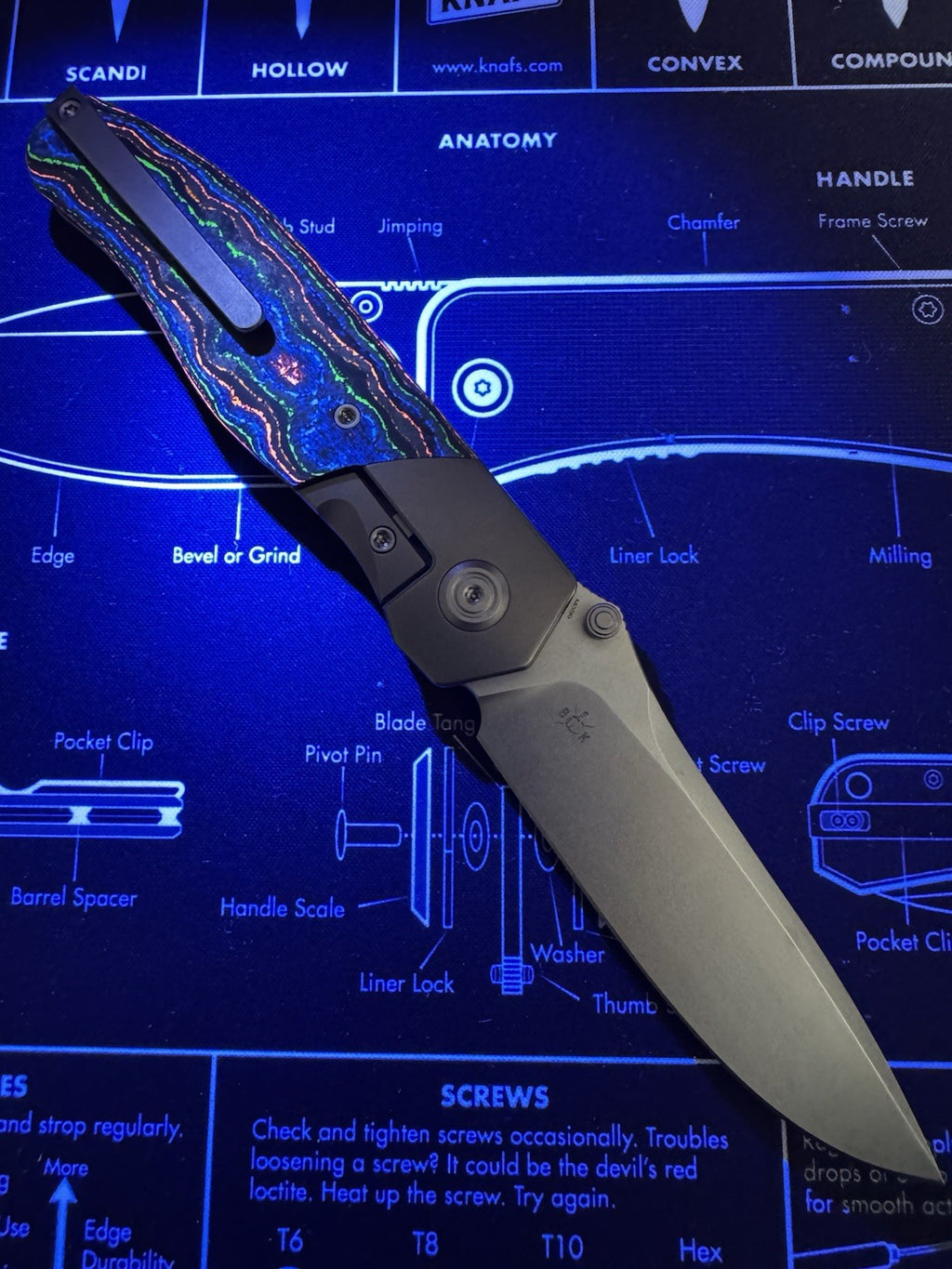 KB  Velvet Snake M390/TITANIUM & 80's Camo Carbon Fiber