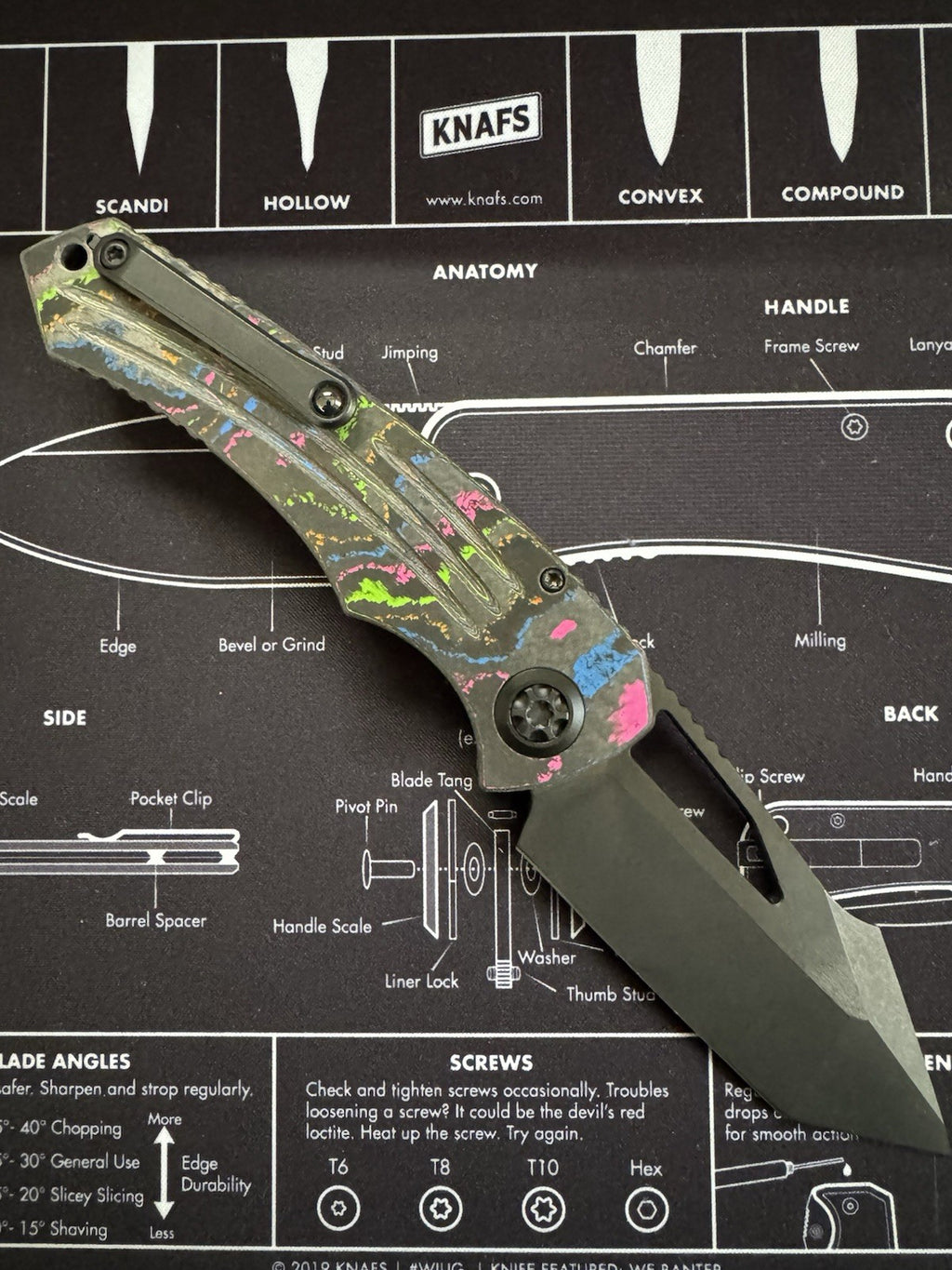 #69 HERETIC PARIAH BROP EXCL MAGNACUT DLC TANTO 80’S CARBON FIBER USA RARE