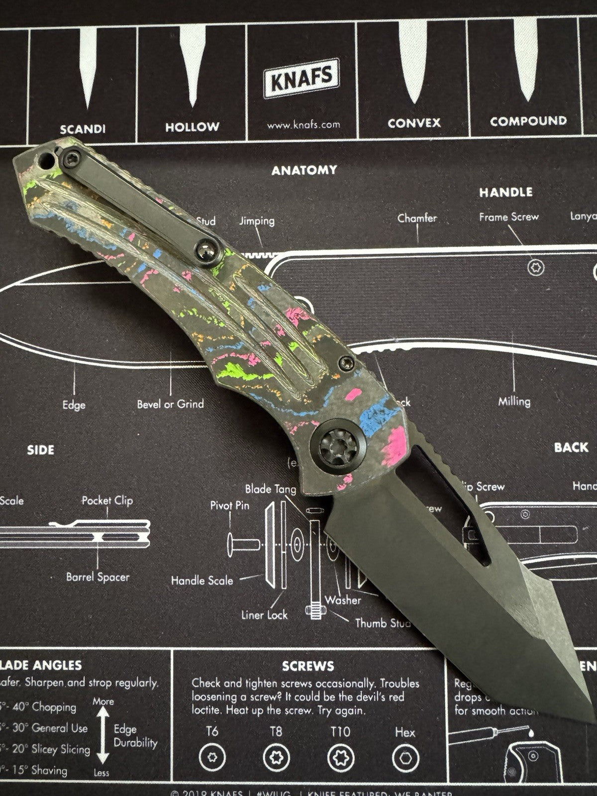 #69 HERETIC PARIAH BROP EXCL MAGNACUT DLC TANTO 80’S CARBON FIBER USA RARE