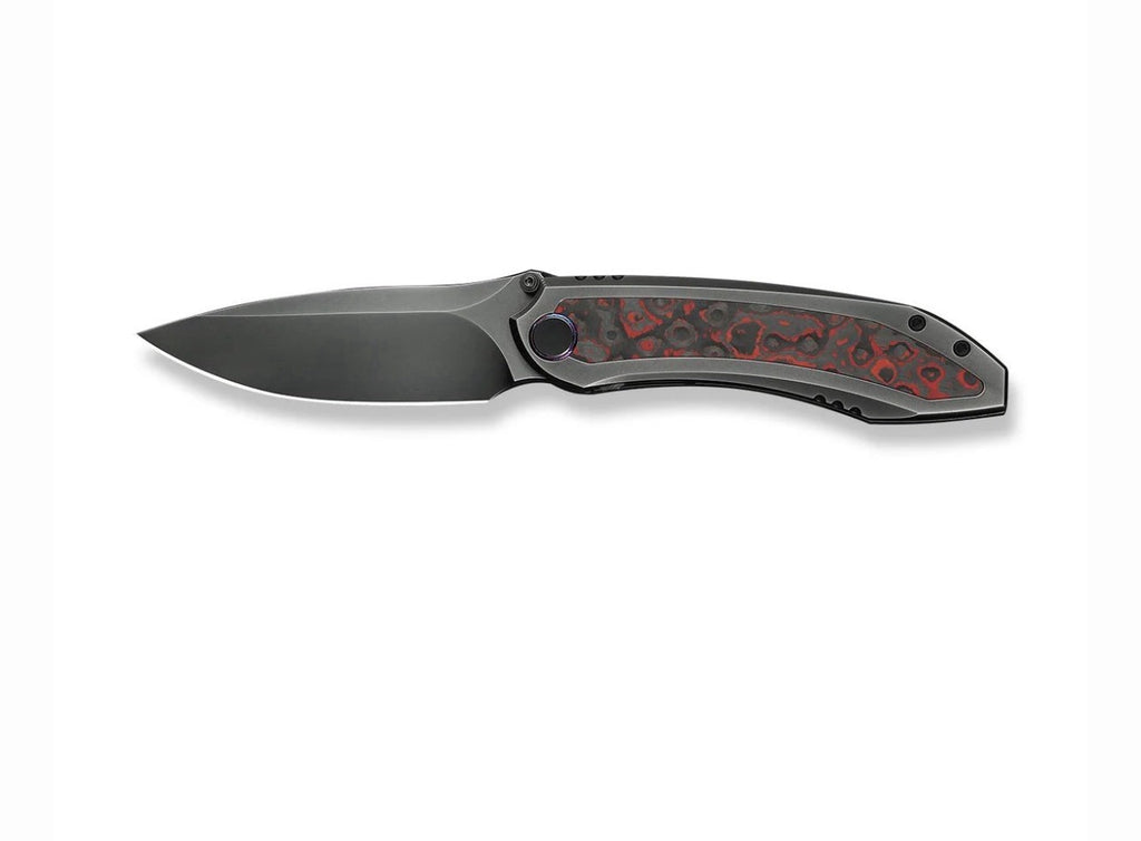 Prototype We Knife Winsom Knife M390 Steel Blade Titanium Red Fat Carbon 1 Of 1
